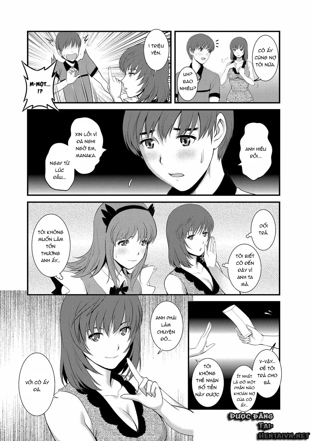 HentaiVN.net - Ảnh 9 - Part Time Manaka-san Wakazuma Enjokousai-ki [パートタイムマナカさん 若妻援助交際記] - Chap 4