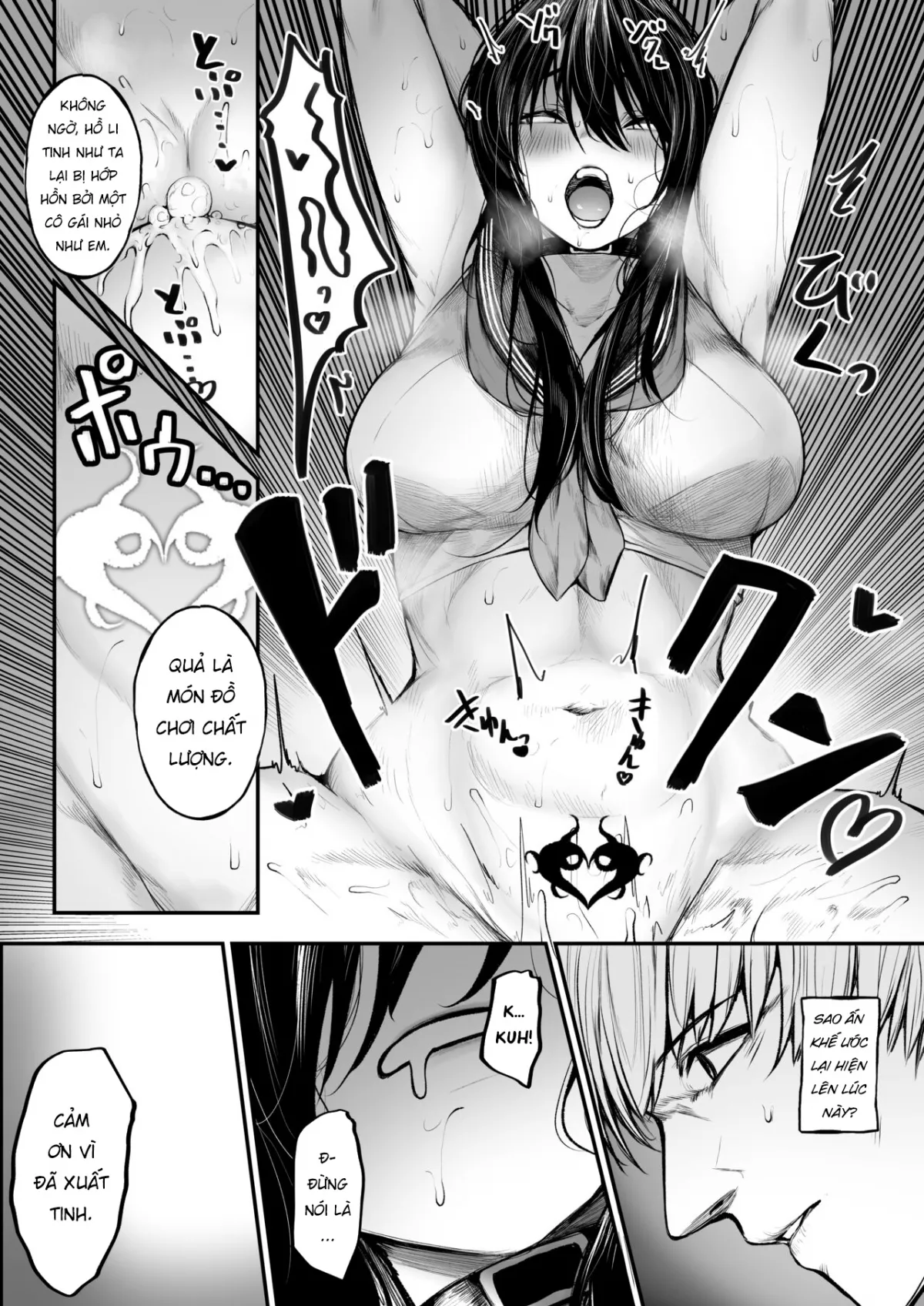 HentaiVN.net - Ảnh 12 - Khóa huấn luyện thợ săn quỷ [Jikkuri Choukyou sarechau Haraiya] - Oneshot