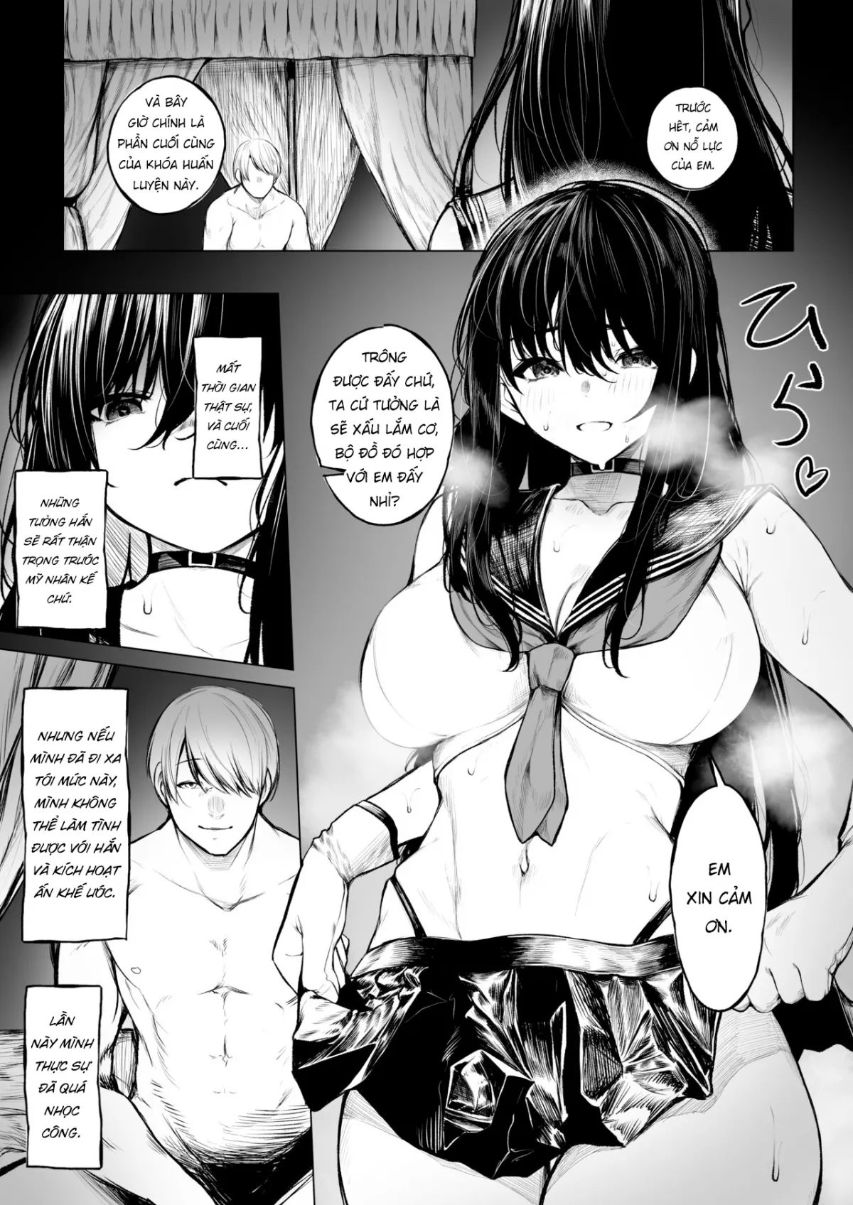HentaiVN.net - Ảnh 7 - Khóa huấn luyện thợ săn quỷ [Jikkuri Choukyou sarechau Haraiya] - Oneshot