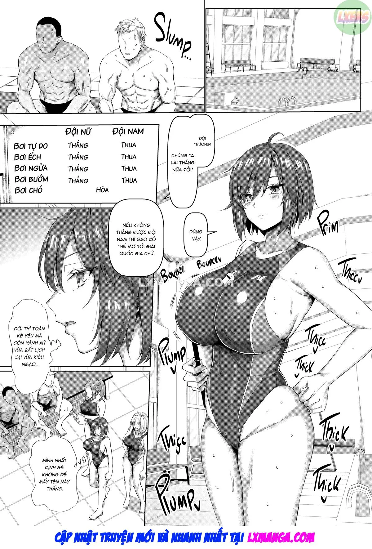 HentaiVN.net - Ảnh 5 - Kyouei Joshi to Nikushoku Danshi no Waisetsu na Mitsuyaku - Oneshot