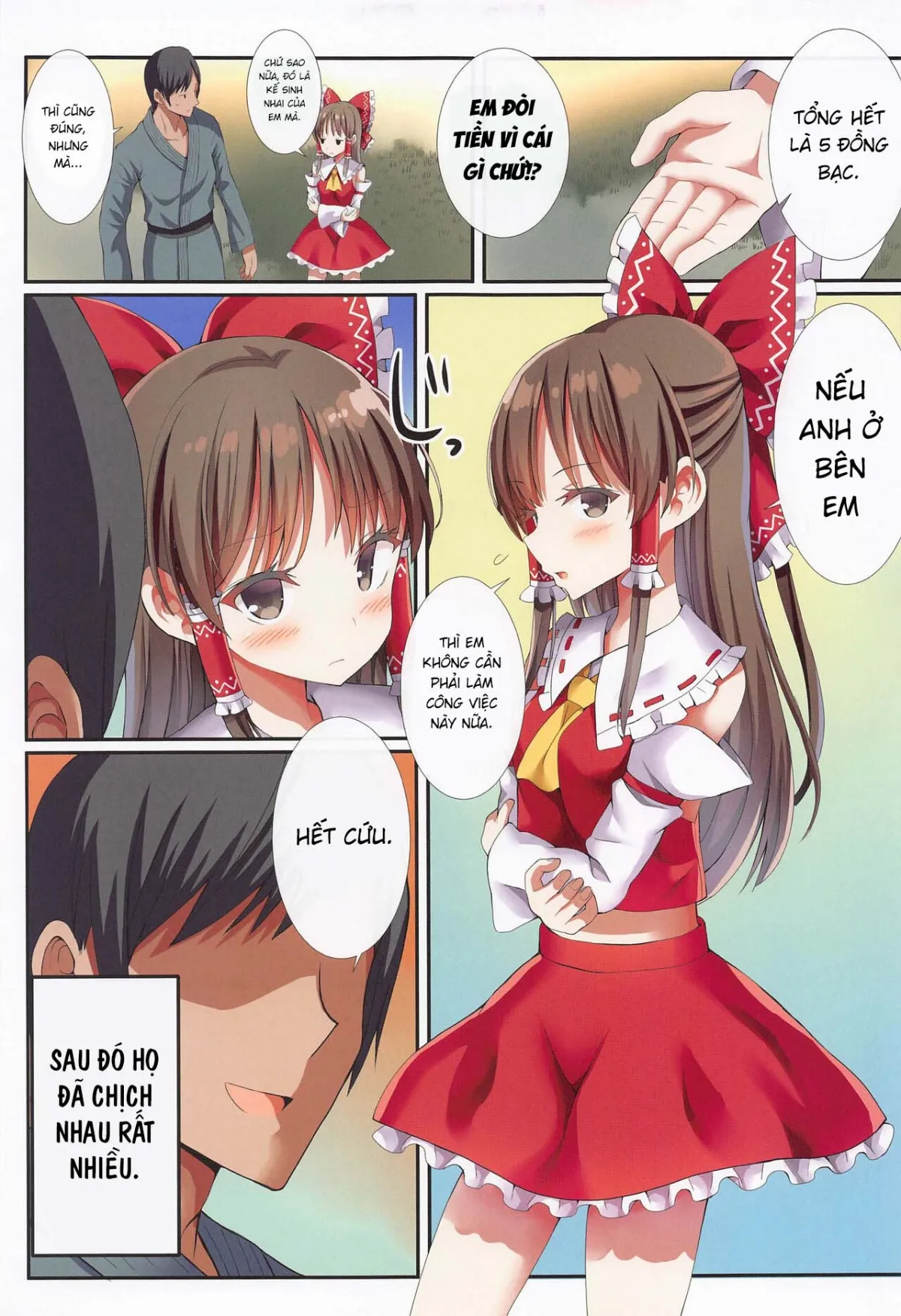 HentaiVN.net - Ảnh 21 - BÙA LỒN [Hakurei no Chiisana Miko-san to no Himitsu no Business | Hakurei's Small Miko-san's Secret Business] - Oneshot