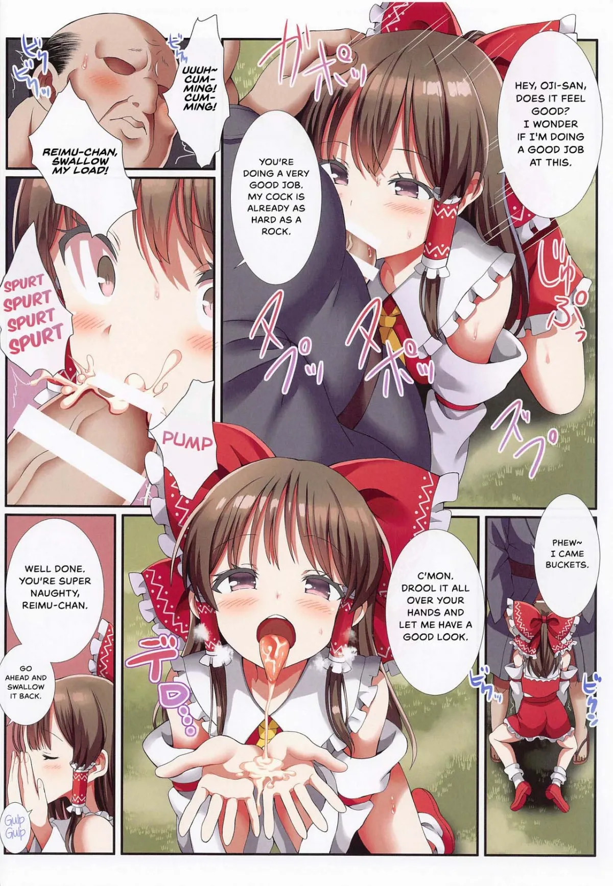 HentaiVN.net - Ảnh 8 - BÙA LỒN [Hakurei no Chiisana Miko-san to no Himitsu no Business | Hakurei's Small Miko-san's Secret Business] - Oneshot