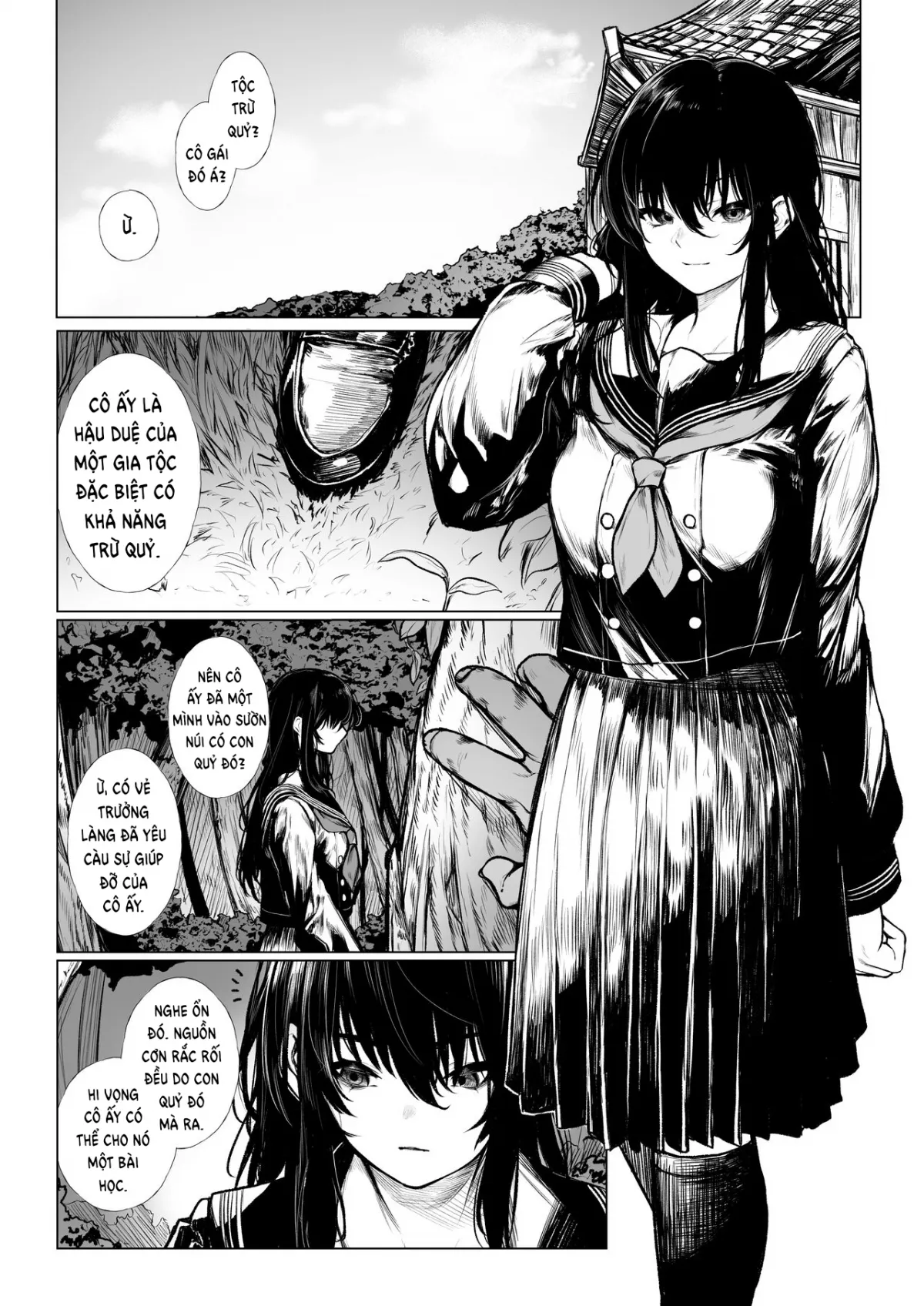 HentaiVN.net - Ảnh 4 - Không thể nào người trừ quỷ có thể thua một tên tiểu Oni. [Futsuya wa Kooni ni Nanka Makenai Haiboku; No Way an Exorcist Could Lose to a Little Oni] - Oneshot