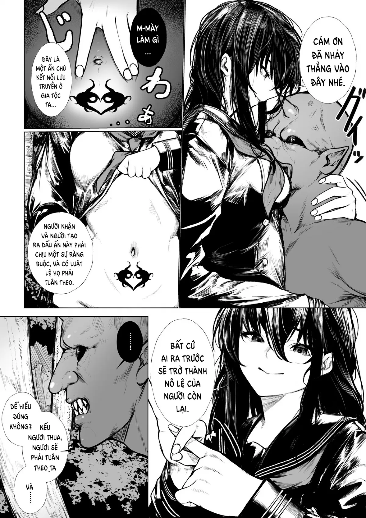 HentaiVN.net - Ảnh 6 - Không thể nào người trừ quỷ có thể thua một tên tiểu Oni. [Futsuya wa Kooni ni Nanka Makenai Haiboku; No Way an Exorcist Could Lose to a Little Oni] - Oneshot