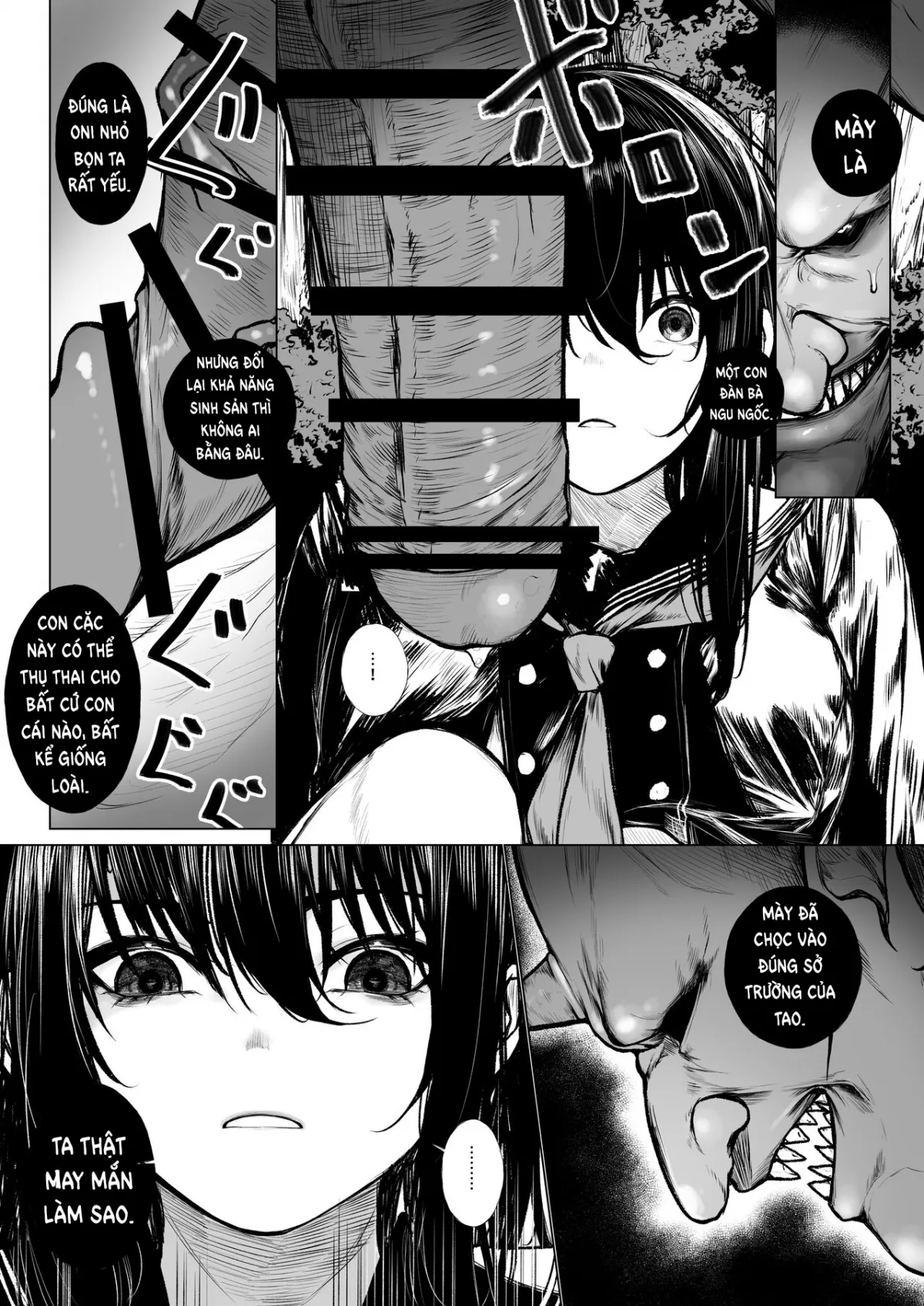 HentaiVN.net - Ảnh 8 - Không thể nào người trừ quỷ có thể thua một tên tiểu Oni. [Futsuya wa Kooni ni Nanka Makenai Haiboku; No Way an Exorcist Could Lose to a Little Oni] - Oneshot