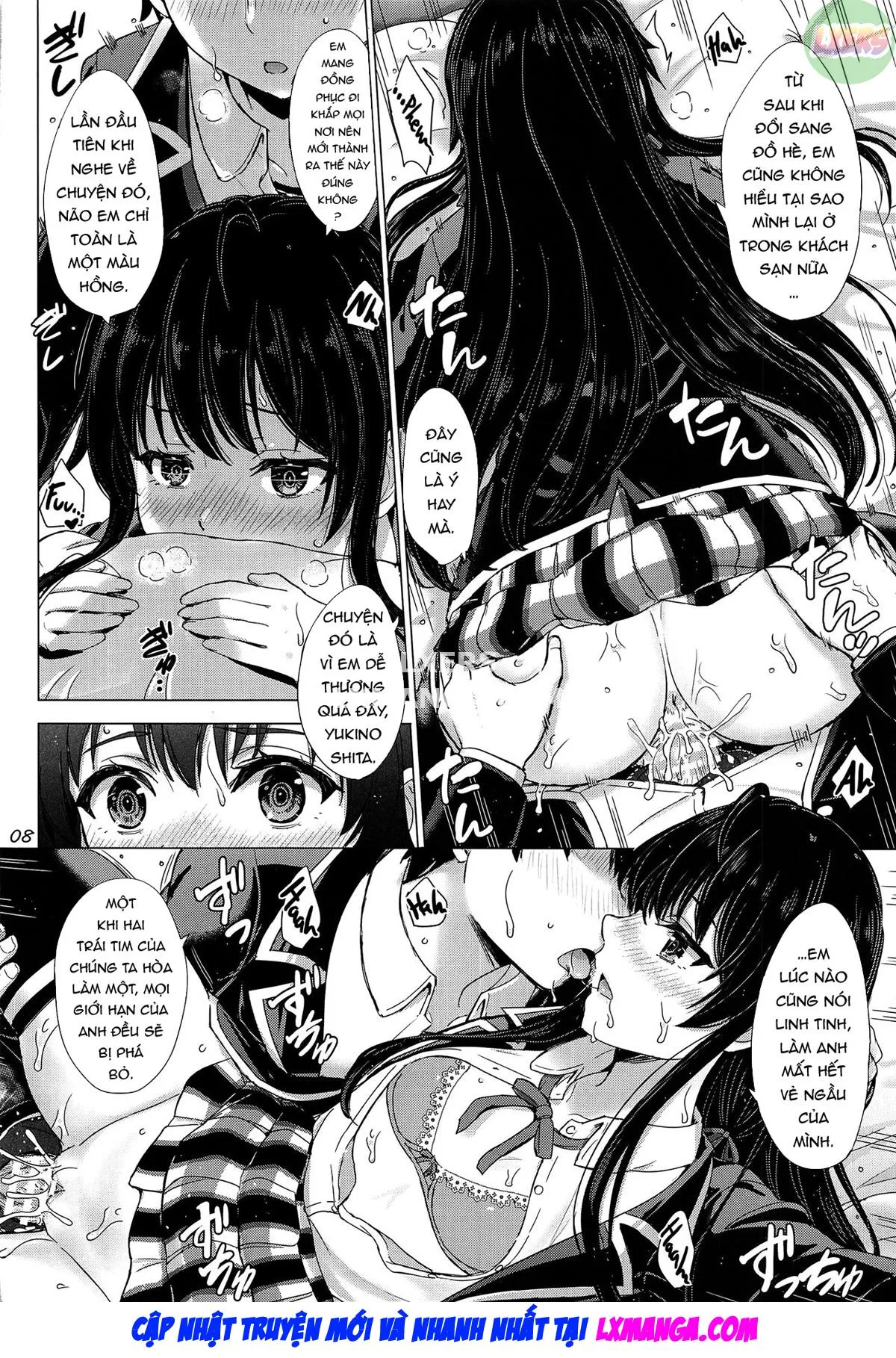 HentaiVN.net - Ảnh 10 - The Naughty Secrets Of The Yukinoshita Sisters. [Yukinoshita Shimai To Iyarashii Futari No Himegoto.] - Oneshot