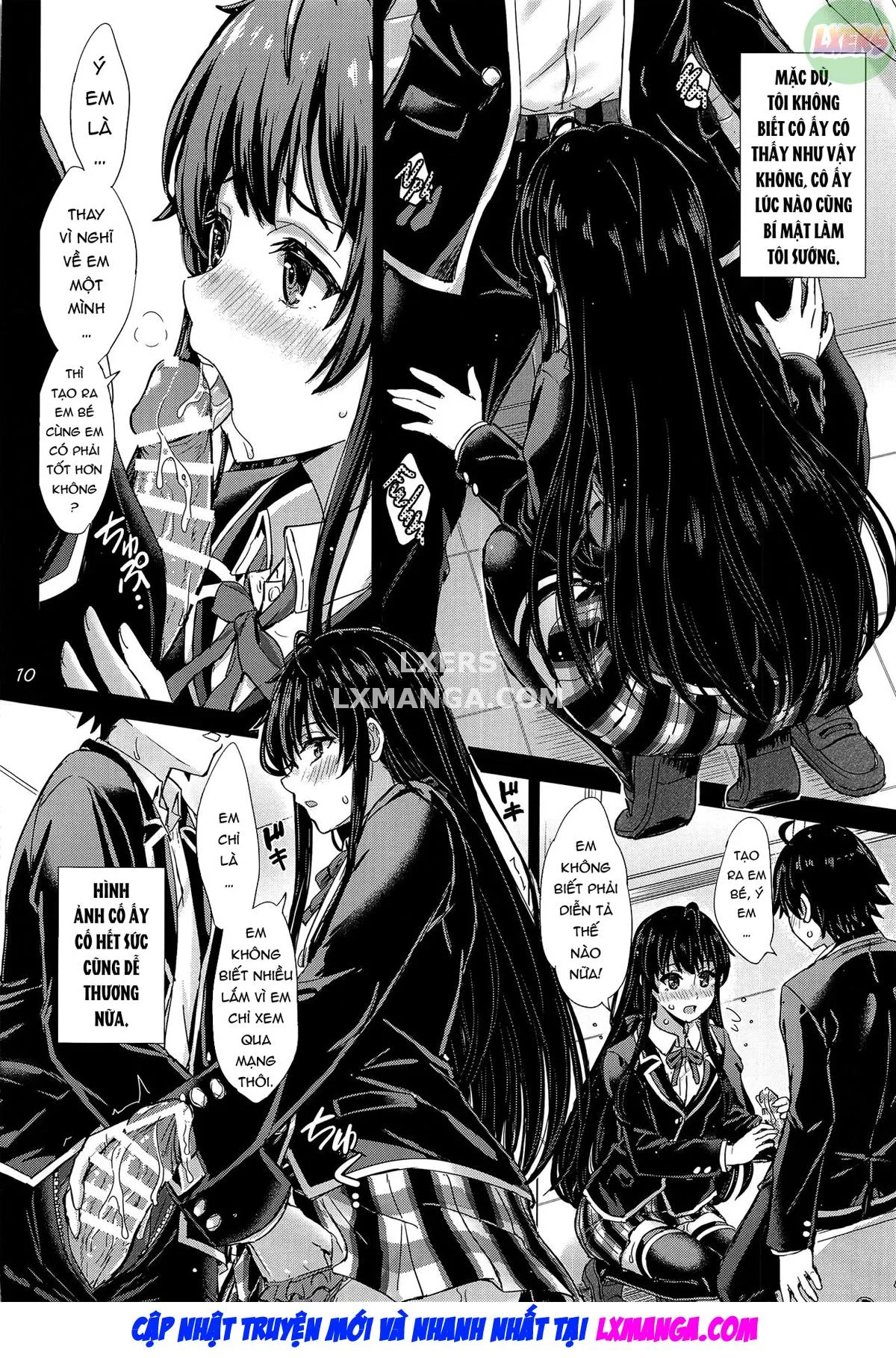 HentaiVN.net - Ảnh 12 - The Naughty Secrets Of The Yukinoshita Sisters. [Yukinoshita Shimai To Iyarashii Futari No Himegoto.] - Oneshot
