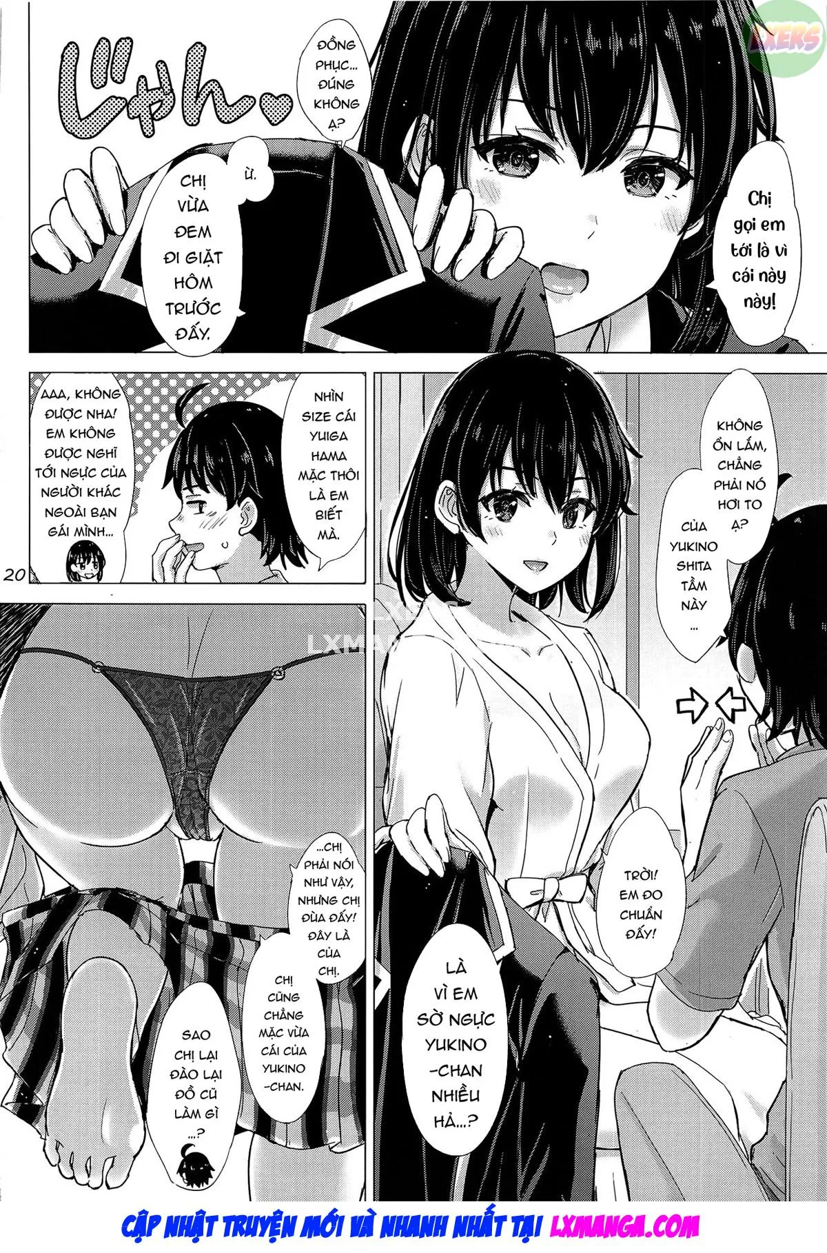 HentaiVN.net - Ảnh 22 - The Naughty Secrets Of The Yukinoshita Sisters. [Yukinoshita Shimai To Iyarashii Futari No Himegoto.] - Oneshot