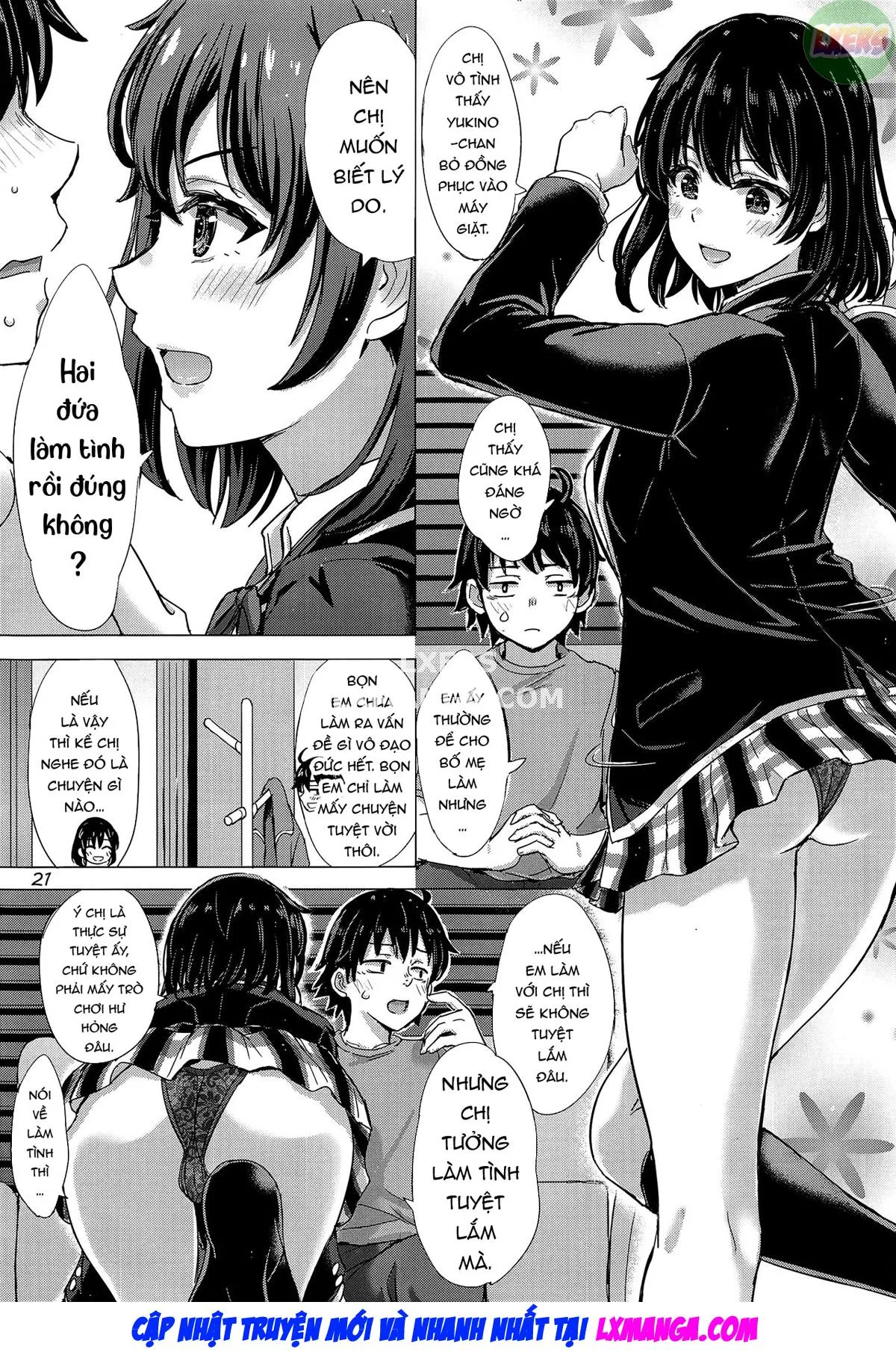 HentaiVN.net - Ảnh 23 - The Naughty Secrets Of The Yukinoshita Sisters. [Yukinoshita Shimai To Iyarashii Futari No Himegoto.] - Oneshot