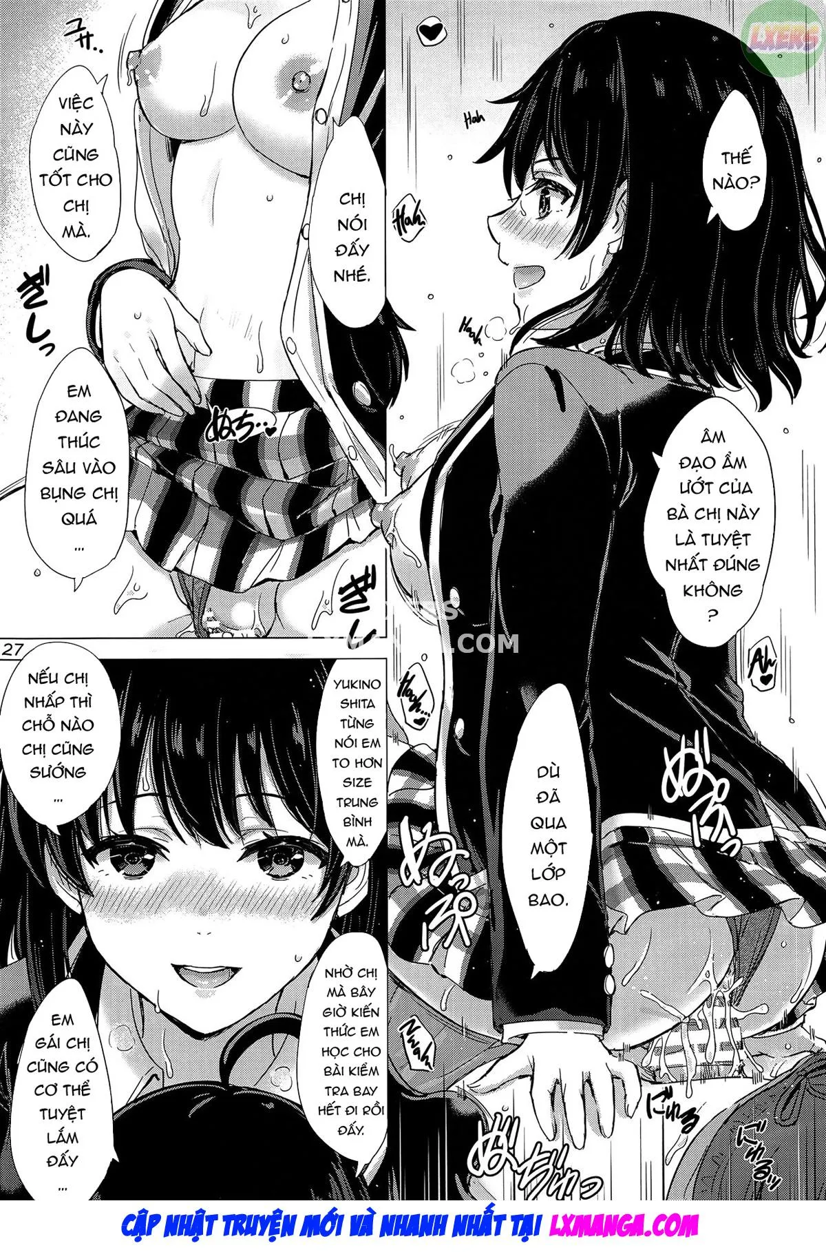 HentaiVN.net - Ảnh 29 - The Naughty Secrets Of The Yukinoshita Sisters. [Yukinoshita Shimai To Iyarashii Futari No Himegoto.] - Oneshot