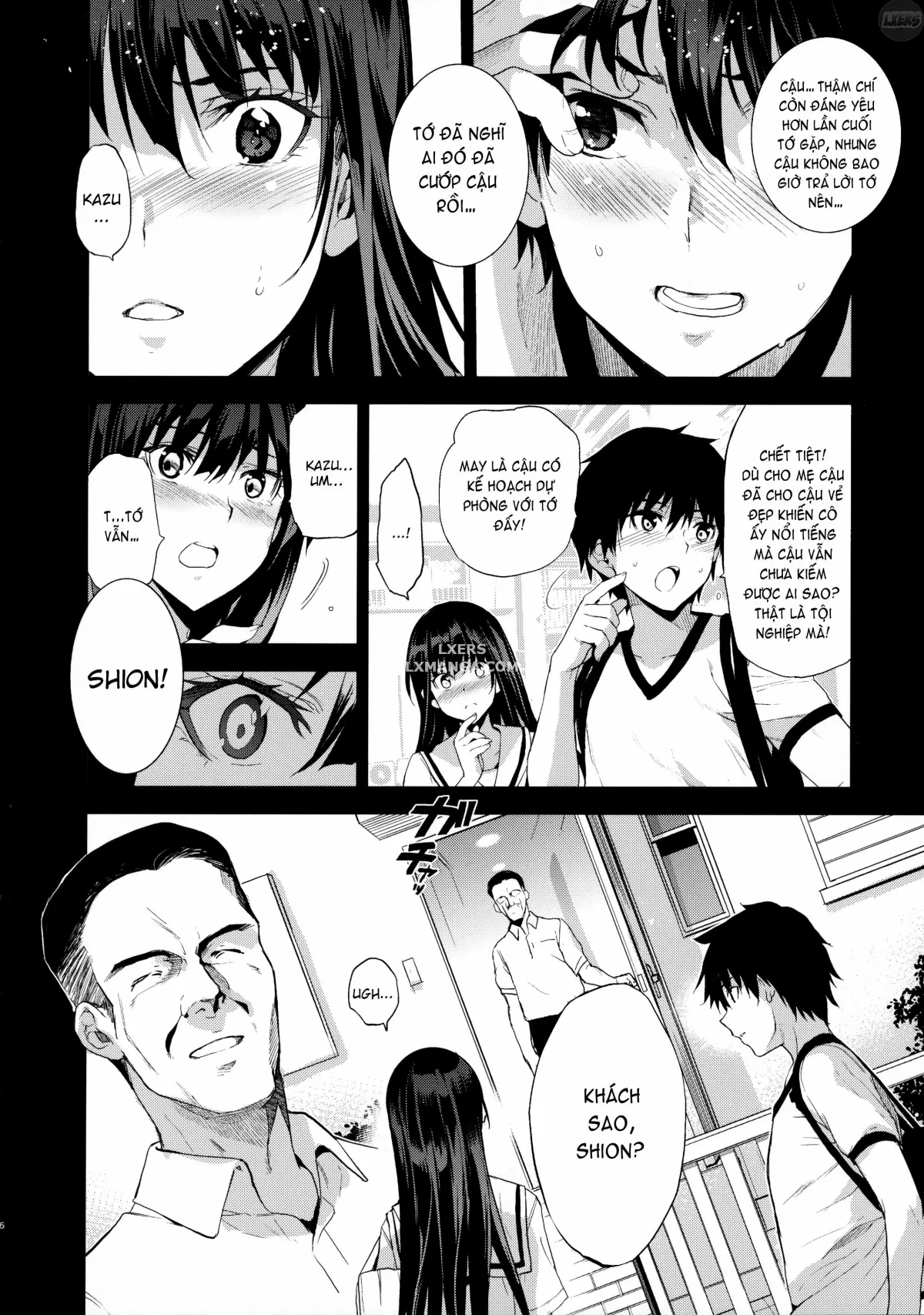 HentaiVN.net - Ảnh 10 - Otonari no Nie [Saikai Shita Osananajimi no Ie de Okita Koto.] - Chap 1