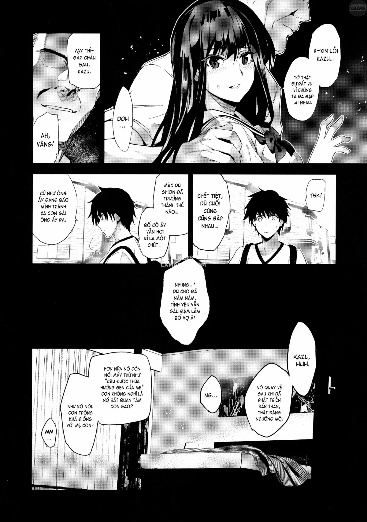 HentaiVN.net - Ảnh 12 - Otonari no Nie [Saikai Shita Osananajimi no Ie de Okita Koto.] - Chap 1