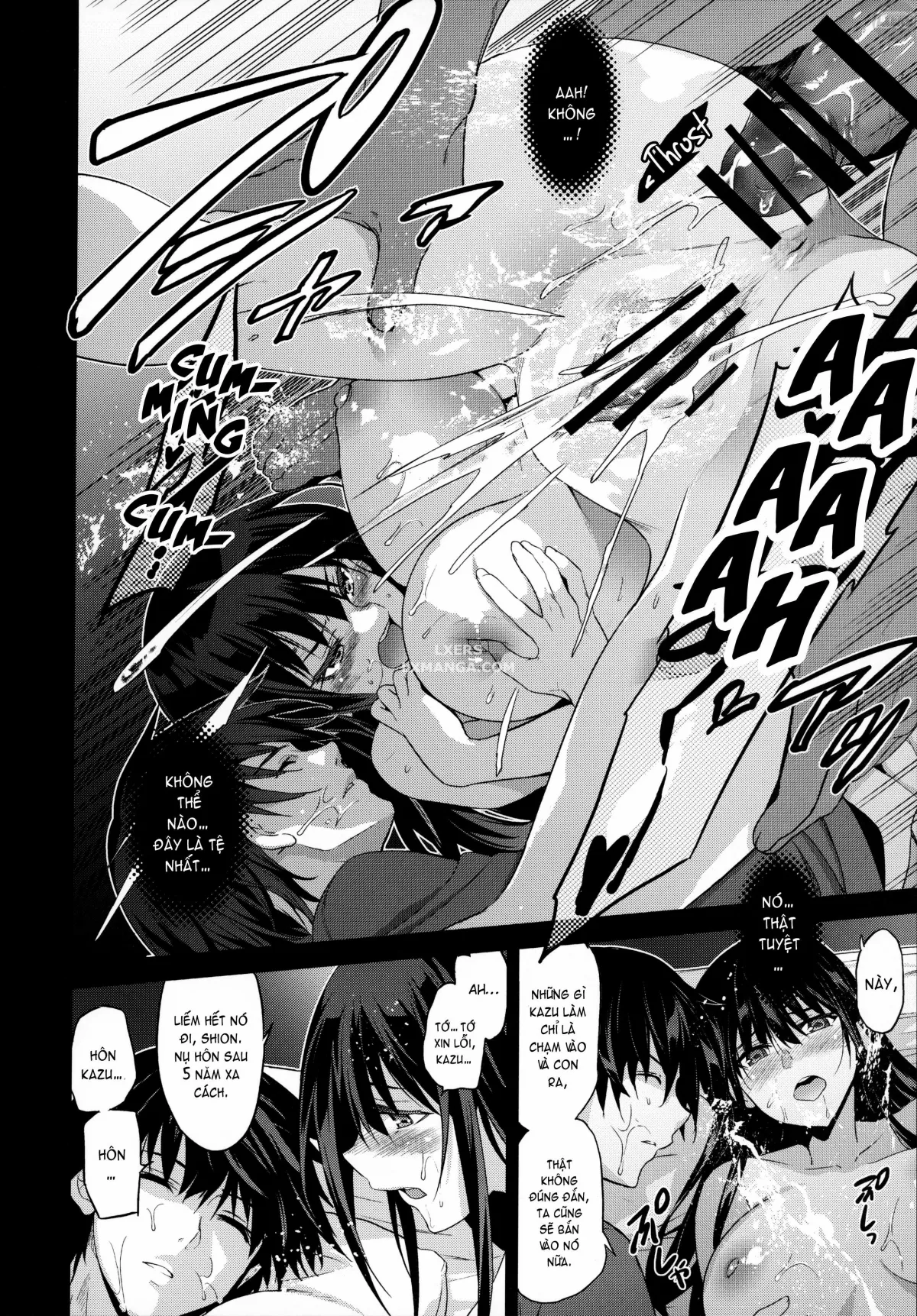 HentaiVN.net - Ảnh 34 - Otonari no Nie [Saikai Shita Osananajimi no Ie de Okita Koto.] - Chap 1