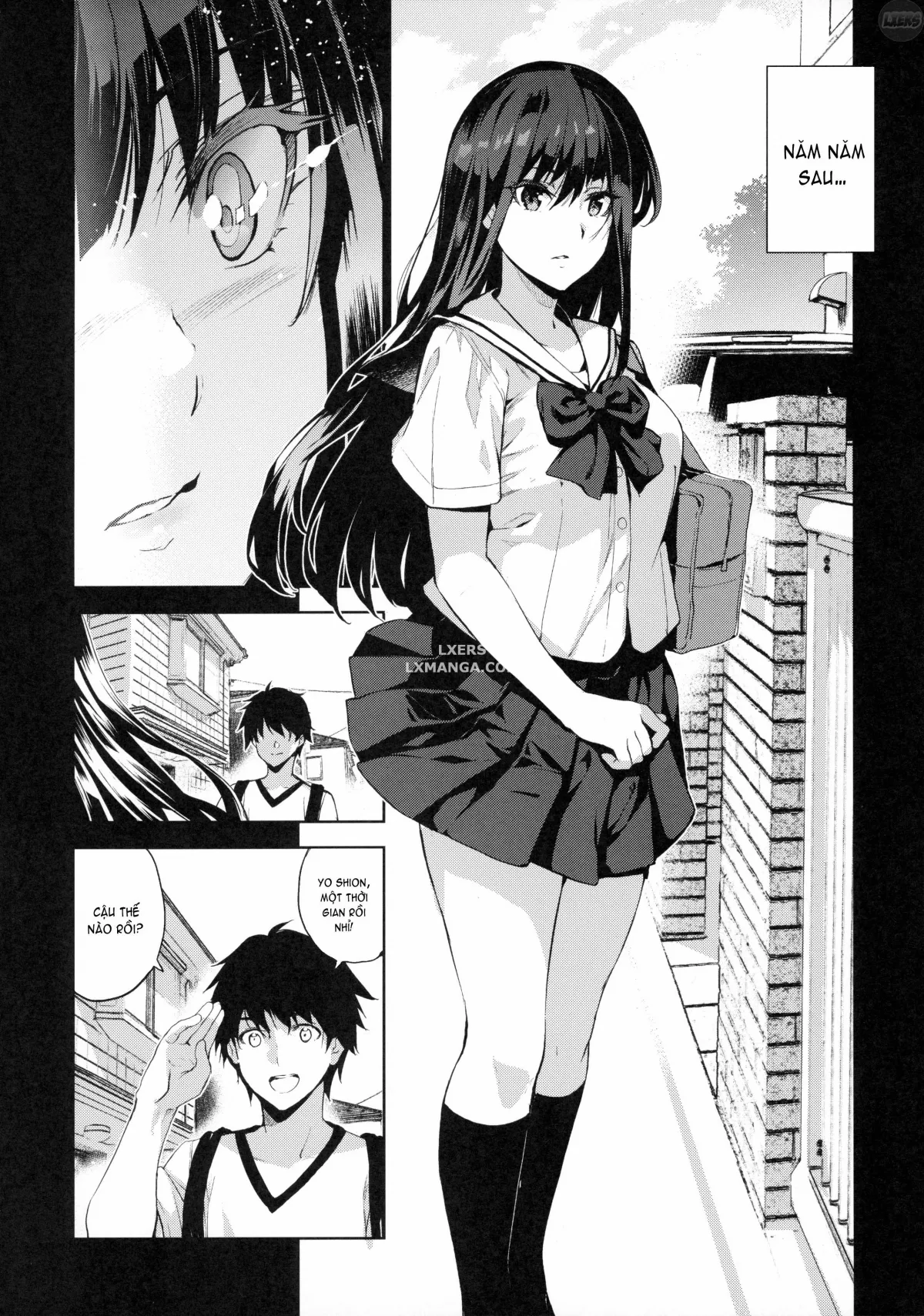 HentaiVN.net - Ảnh 6 - Otonari no Nie [Saikai Shita Osananajimi no Ie de Okita Koto.] - Chap 1