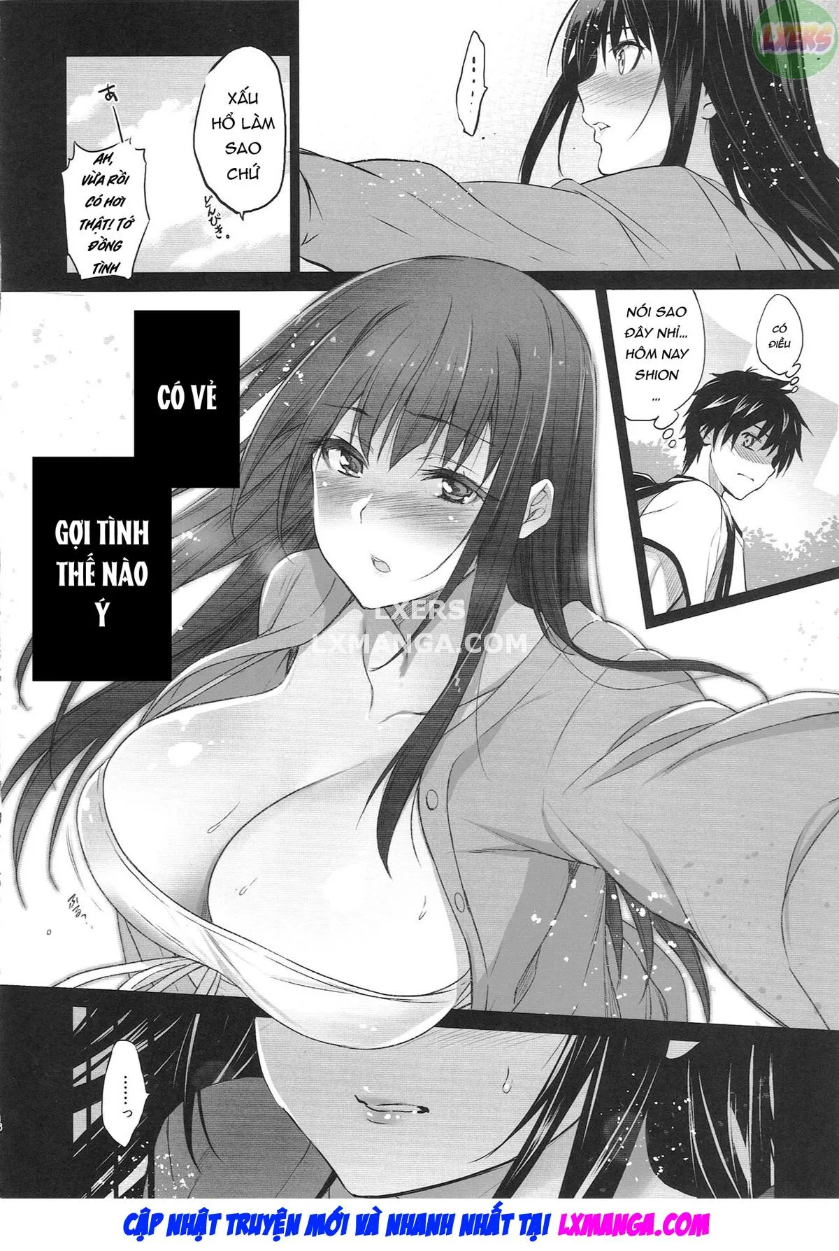 HentaiVN.net - Ảnh 20 - Otonari no Nie [Saikai Shita Osananajimi no Ie de Okita Koto.] - Chap 3
