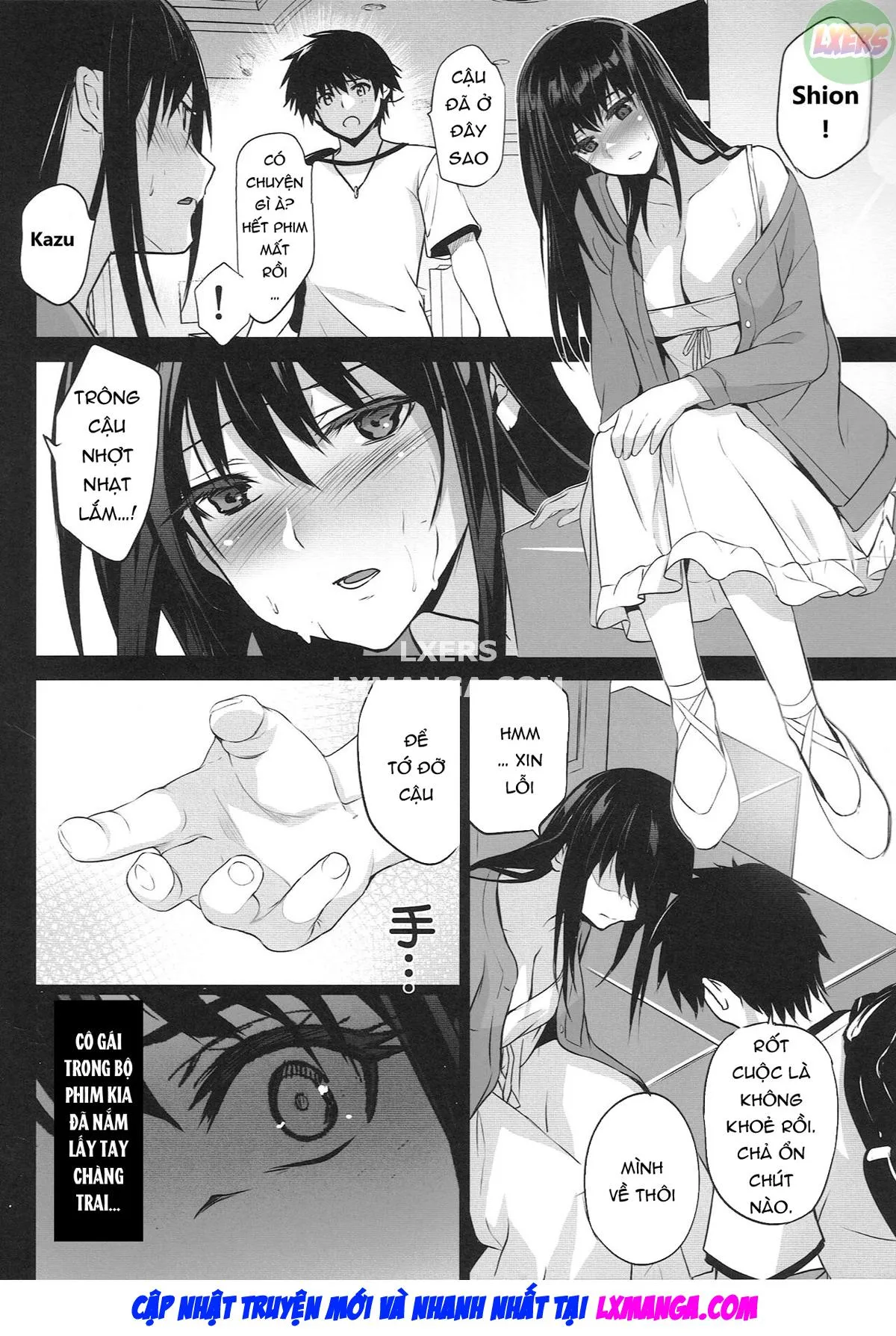 HentaiVN.net - Ảnh 34 - Otonari no Nie [Saikai Shita Osananajimi no Ie de Okita Koto.] - Chap 3