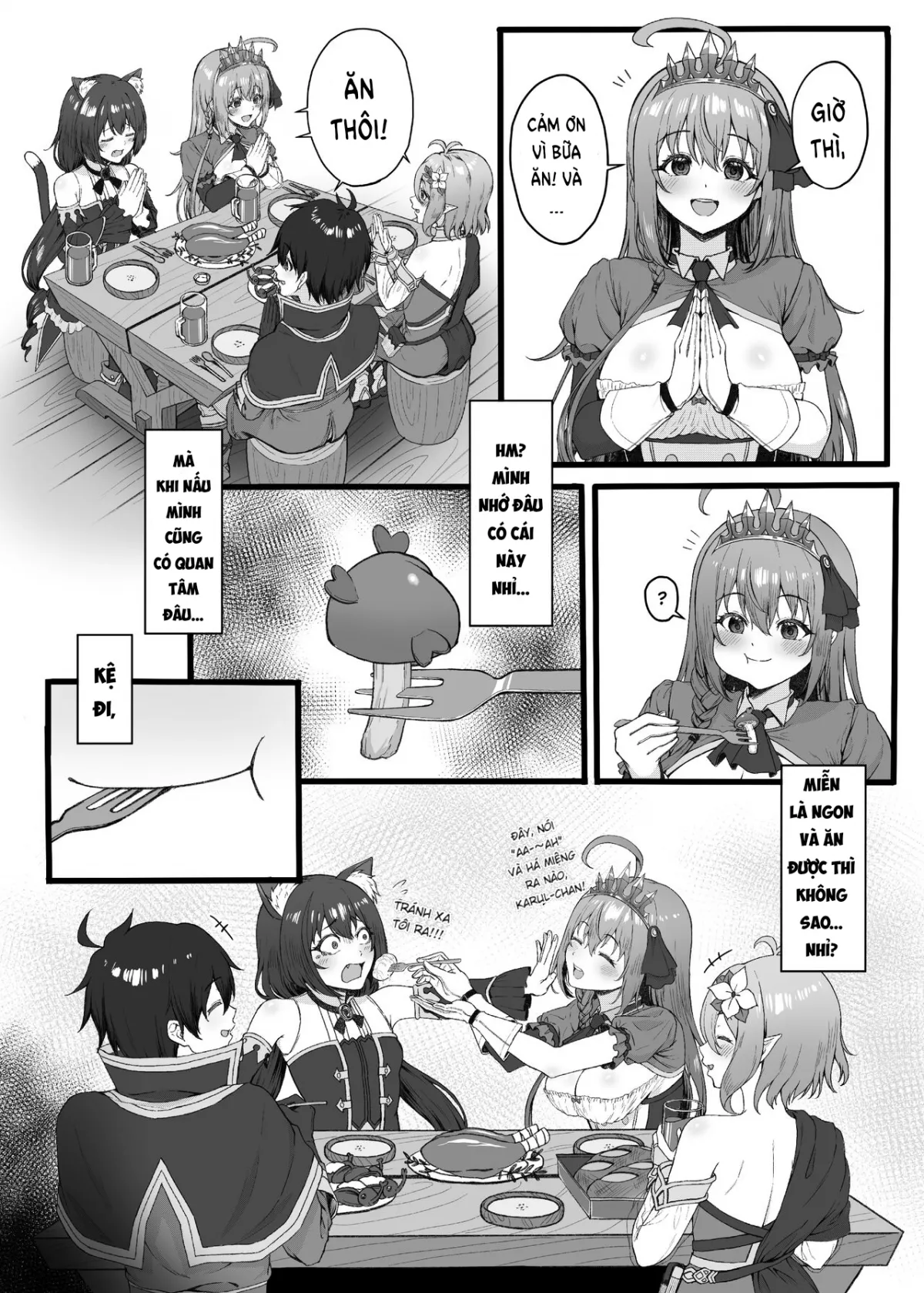 HentaiVN.net - Ảnh 6 - Pecorine không chịu nổi nữa! [Pecorine wa Gaman Dekinai; Pecorine Just Can't Take It Anymore!] - Oneshot