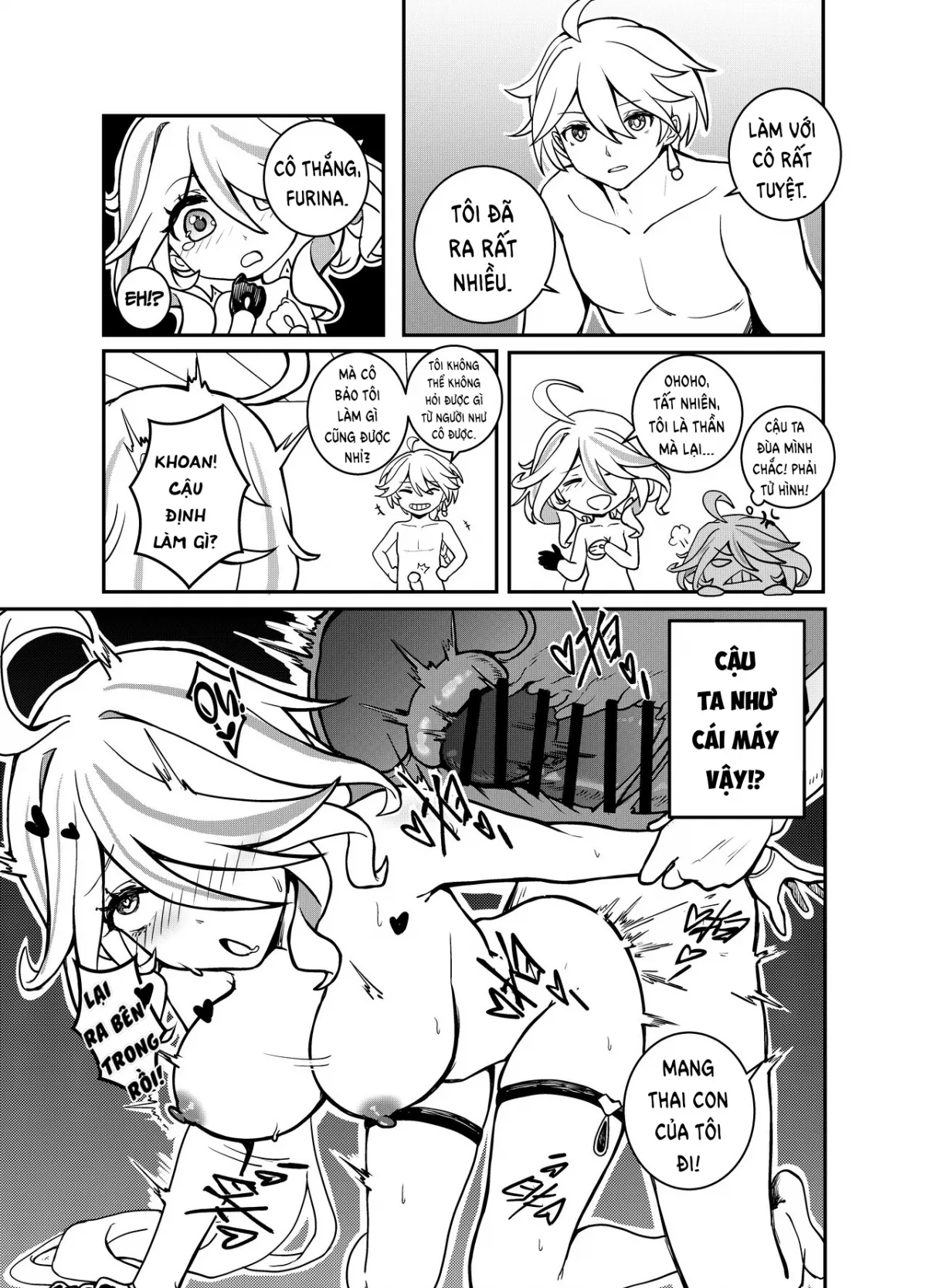 HentaiVN.net - Ảnh 14 - Furina ngu ngốc. [Stupid Furina] - Oneshot