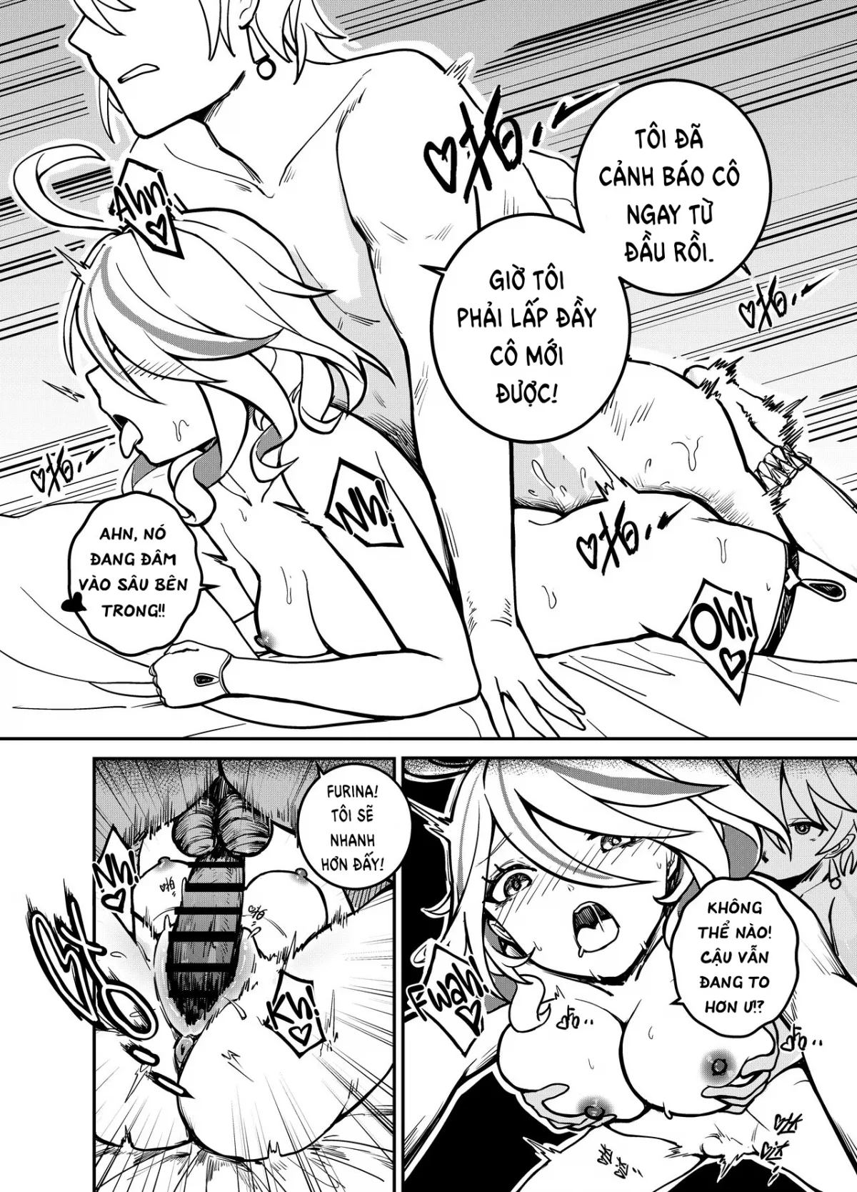 HentaiVN.net - Ảnh 9 - Furina ngu ngốc. [Stupid Furina] - Oneshot