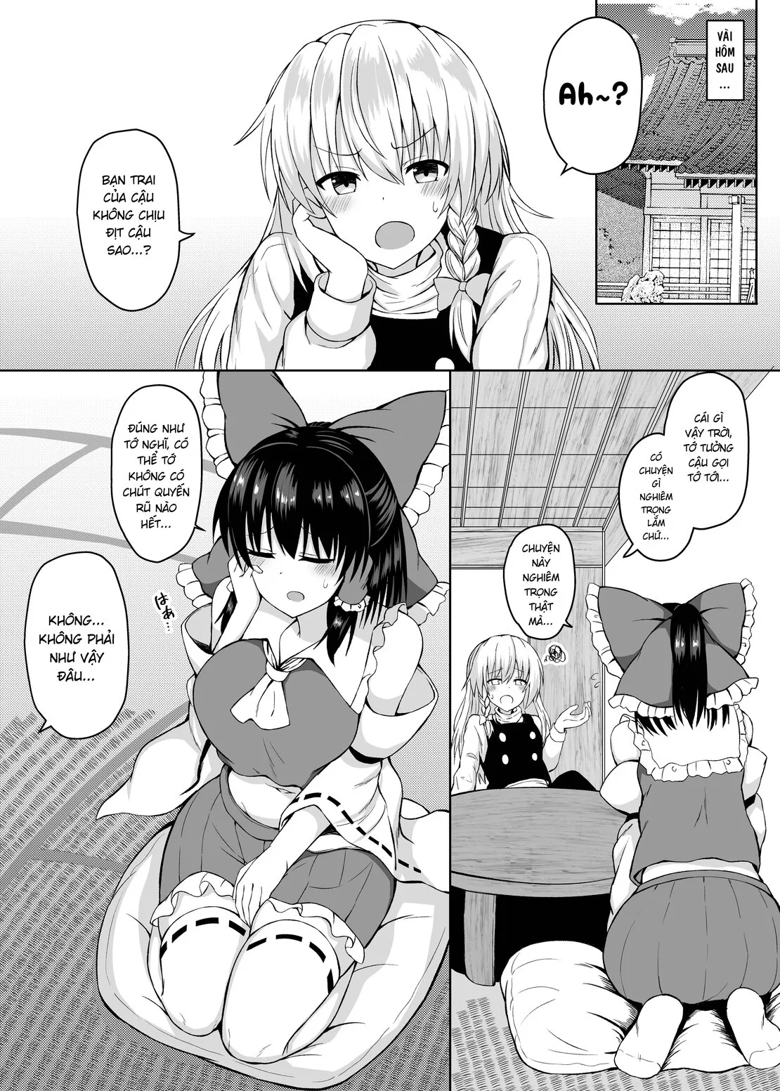 HentaiVN.net - Ảnh 4 - ga Shitai Reimu-san ni Biyaku o Morareru Hanashi - Oneshot