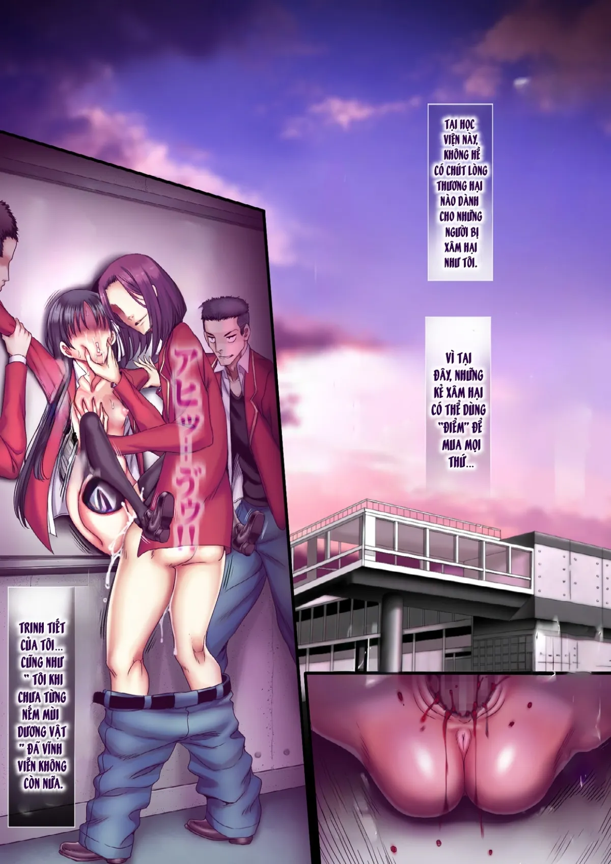 HentaiVN.net - Ảnh 4 - Jitsuryoku de mesu hakai gakuen - Chap 1