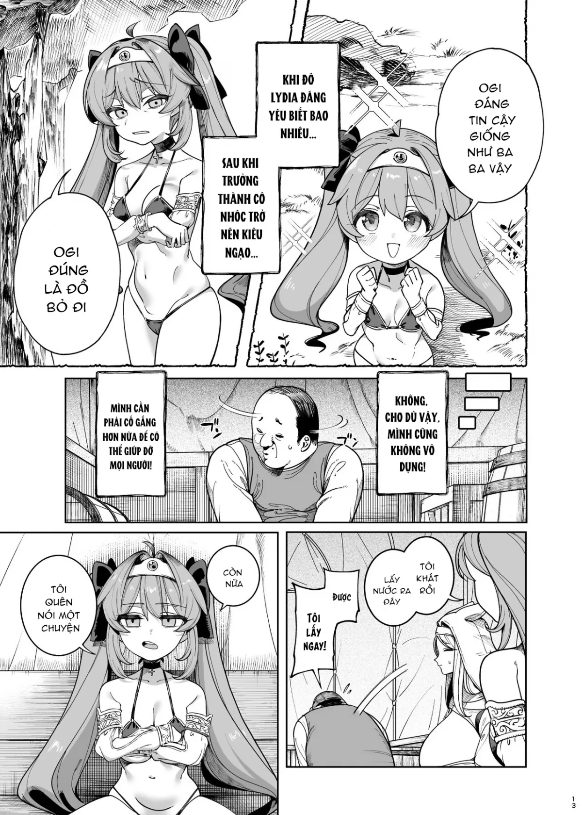 HentaiVN.net - Ảnh 13 - Địt hùng ở thế giới giả tưởng! [Isekai Wakarase Ojisan Yuusha Ryoujoku Hen] - Chap 1: Sức mạnh!