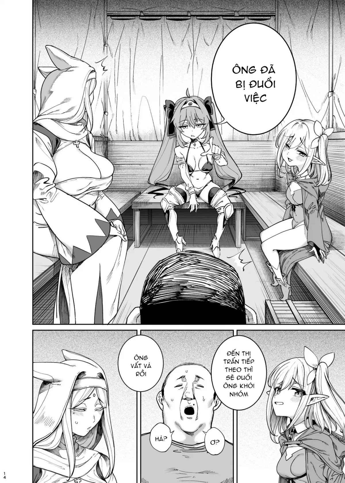 HentaiVN.net - Ảnh 14 - Địt hùng ở thế giới giả tưởng! [Isekai Wakarase Ojisan Yuusha Ryoujoku Hen] - Chap 1: Sức mạnh!