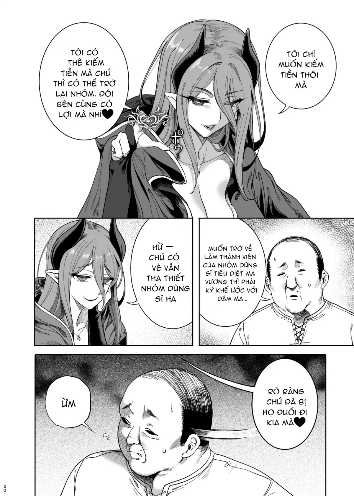 HentaiVN.net - Ảnh 20 - Địt hùng ở thế giới giả tưởng! [Isekai Wakarase Ojisan Yuusha Ryoujoku Hen] - Chap 1: Sức mạnh!