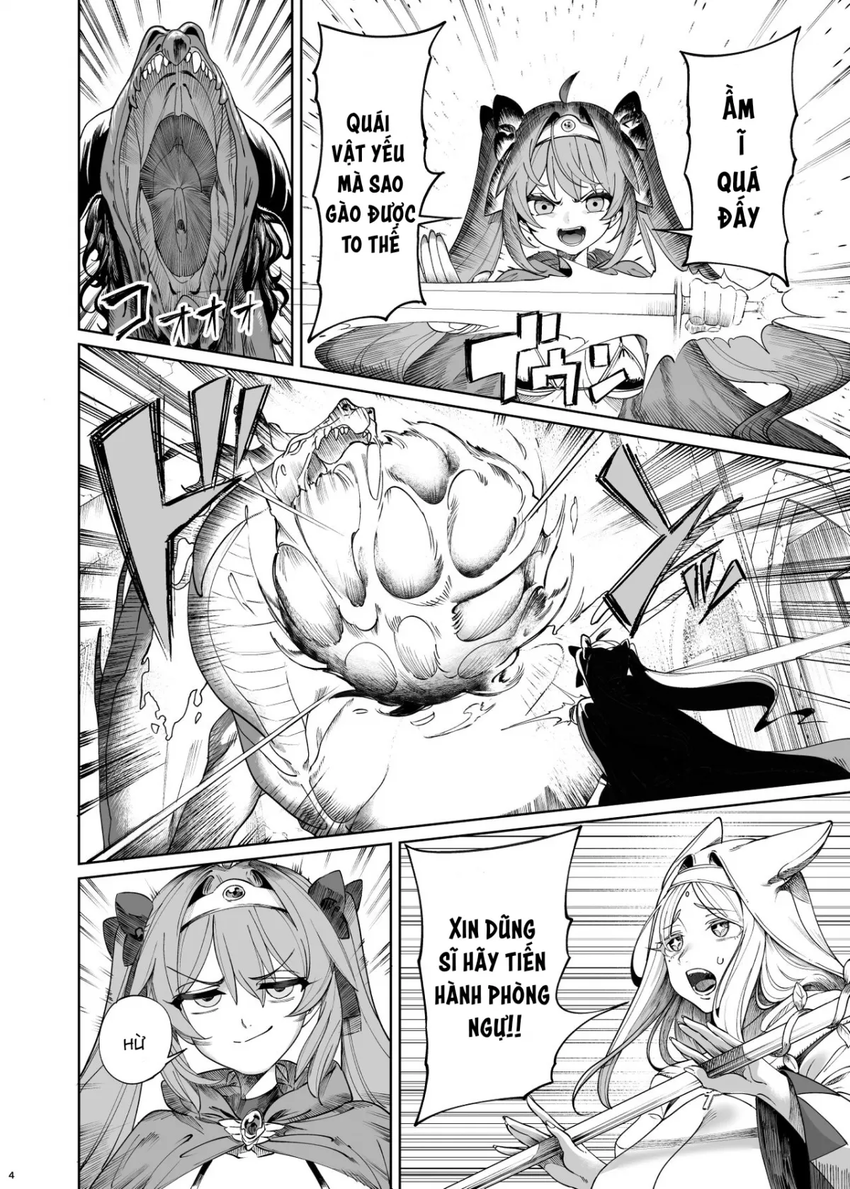 HentaiVN.net - Ảnh 5 - Địt hùng ở thế giới giả tưởng! [Isekai Wakarase Ojisan Yuusha Ryoujoku Hen] - Chap 1: Sức mạnh!