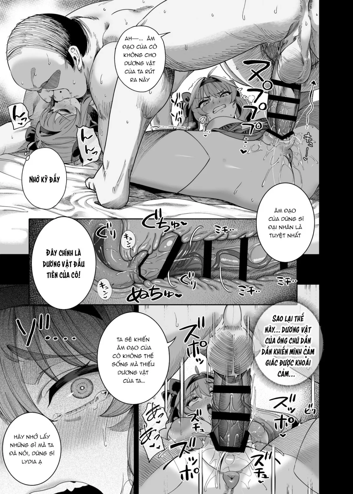 HentaiVN.net - Ảnh 11 - Địt hùng ở thế giới giả tưởng! [Isekai Wakarase Ojisan Yuusha Ryoujoku Hen] - Chap 3: Địt!