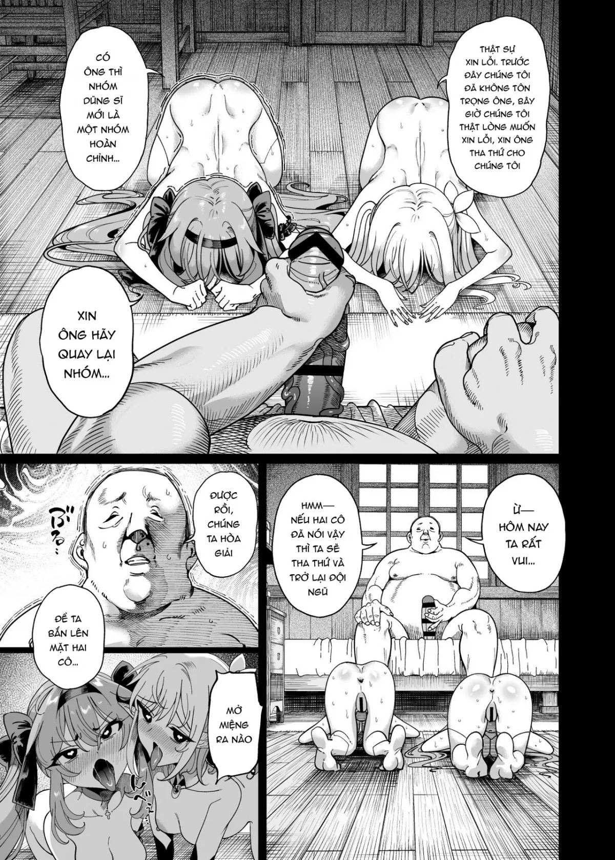 HentaiVN.net - Ảnh 14 - Địt hùng ở thế giới giả tưởng! [Isekai Wakarase Ojisan Yuusha Ryoujoku Hen] - Chap 5 - End.