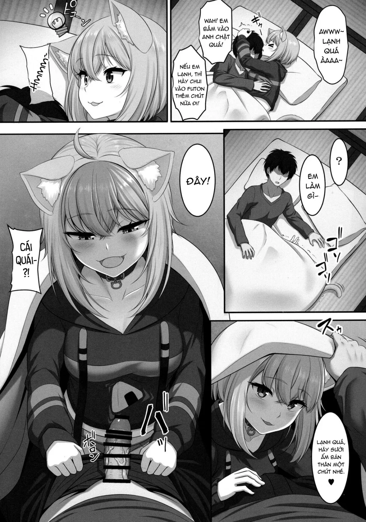 HentaiVN.net - Ảnh 6 - Anh sẽ ngủ với em chứ? [Boku to Issho ni Nete Kureru?; Won't you sleep with me?] - Oneshot
