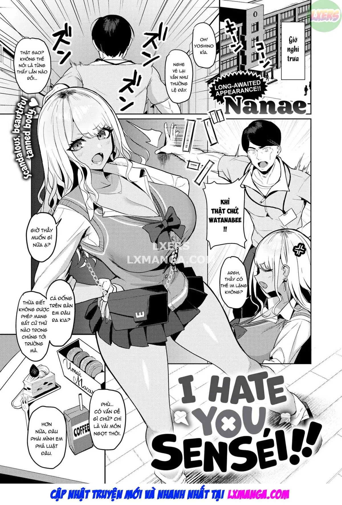 HentaiVN.net - Ảnh 4 - Sensei nante Daikkirai!! [I Hate You, Sensei!!] - Oneshot