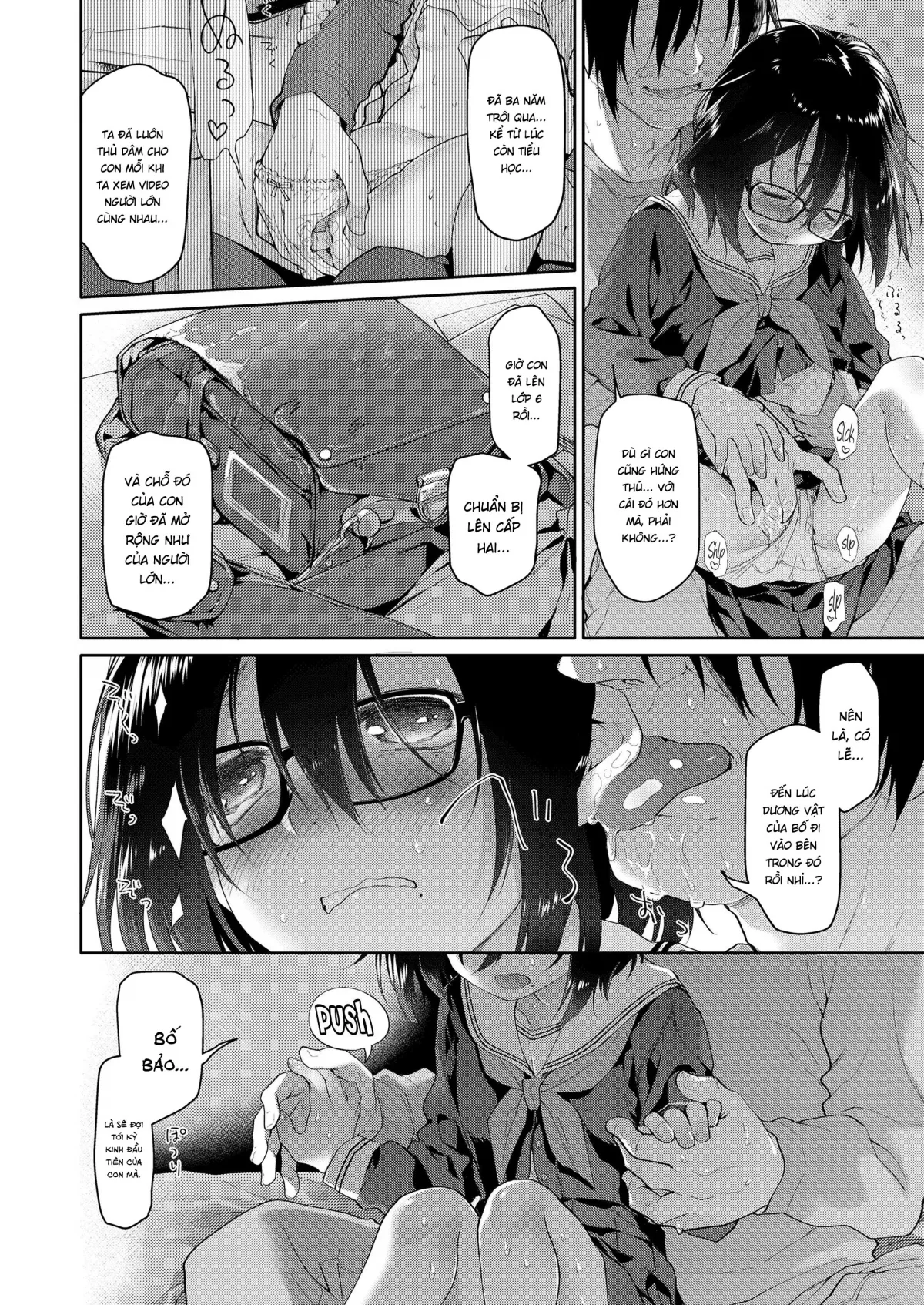 HentaiVN.net - Ảnh 2 - Trở thành bạn gái của bố khi 12 tuổi - Oneshot dài