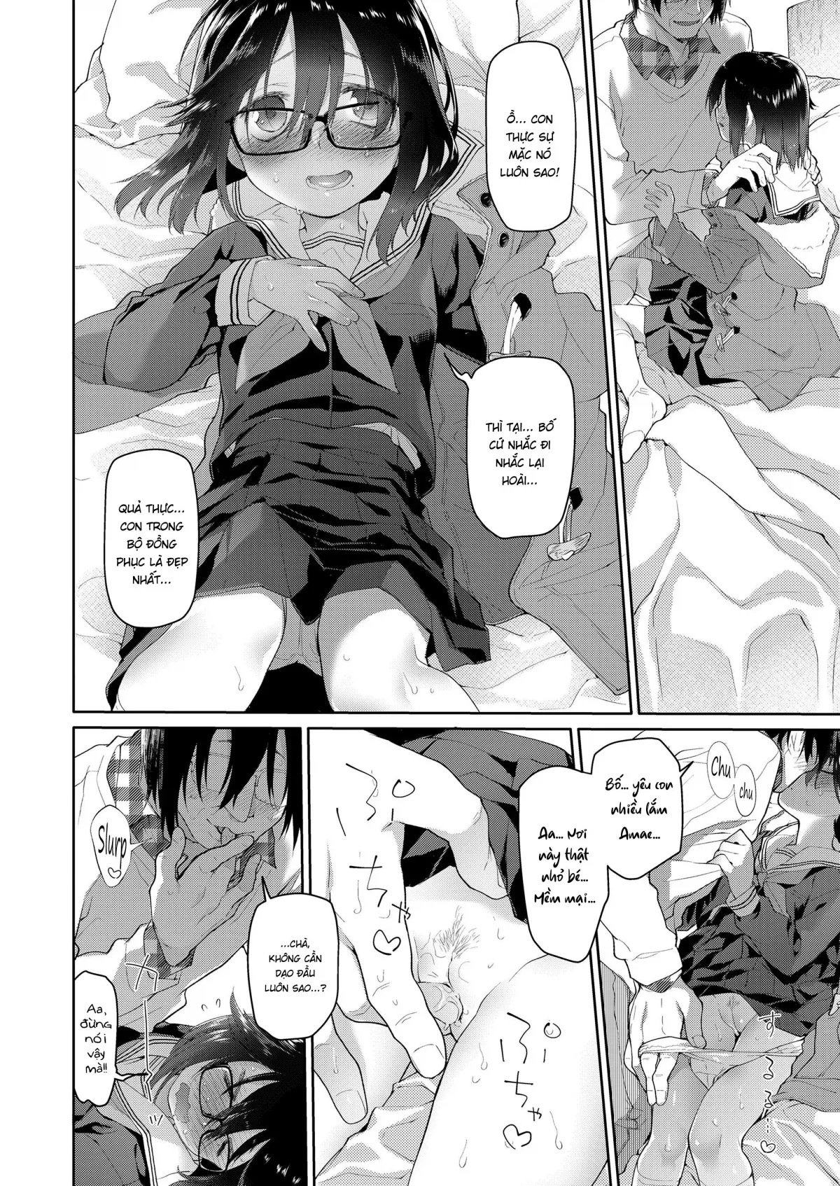 HentaiVN.net - Ảnh 20 - Trở thành bạn gái của bố khi 12 tuổi - Oneshot dài