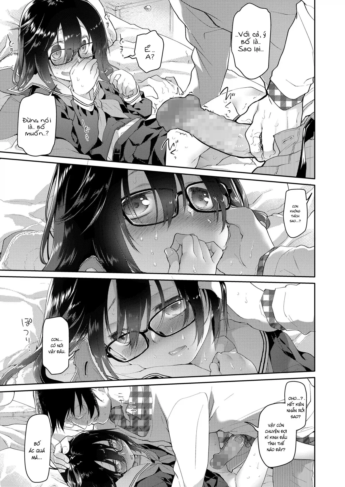 HentaiVN.net - Ảnh 21 - Trở thành bạn gái của bố khi 12 tuổi - Oneshot dài