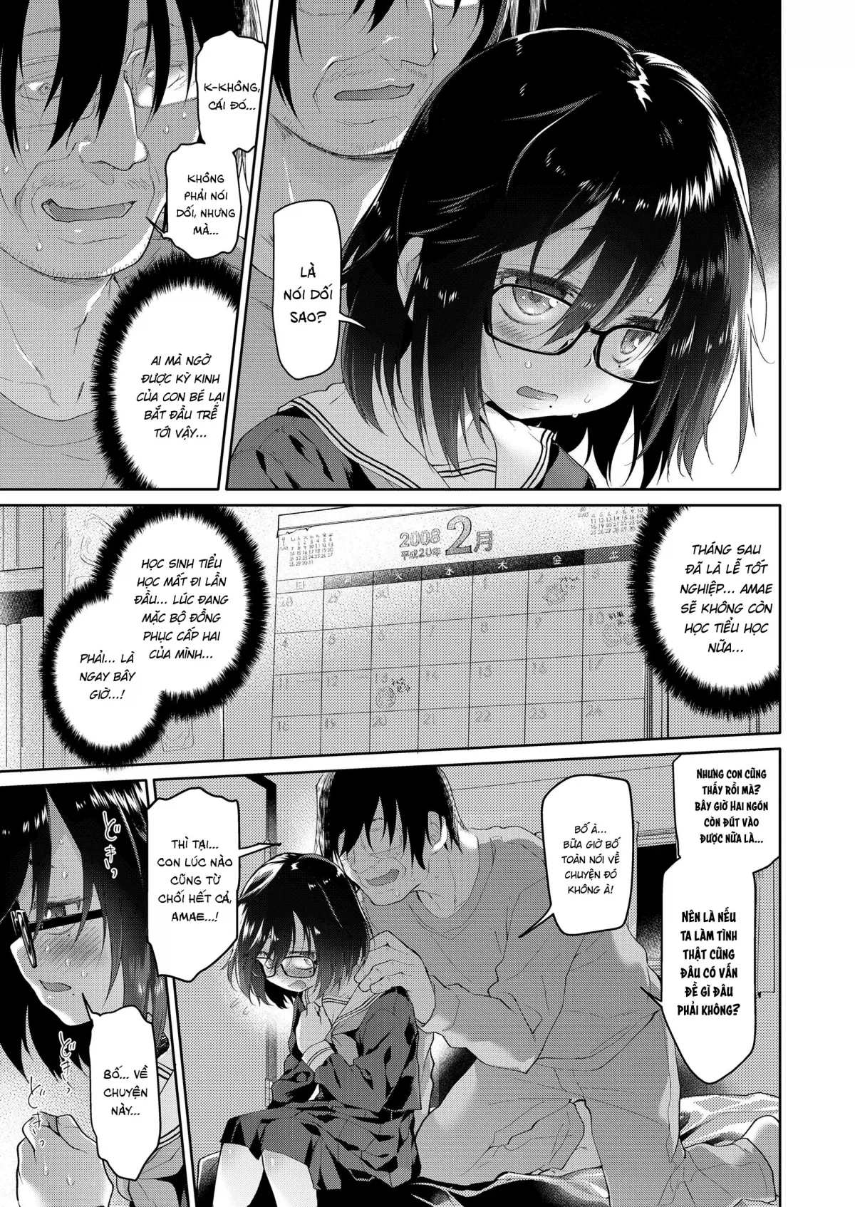 HentaiVN.net - Ảnh 3 - Trở thành bạn gái của bố khi 12 tuổi - Oneshot dài