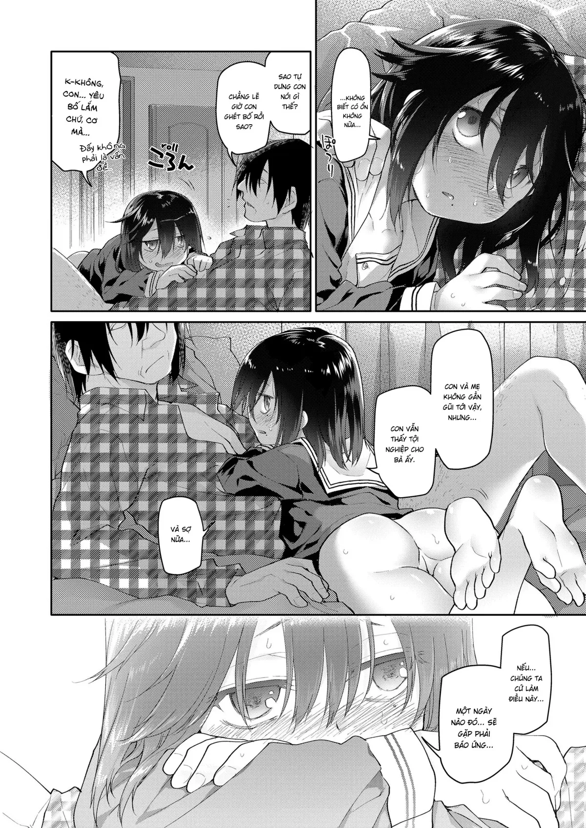HentaiVN.net - Ảnh 32 - Trở thành bạn gái của bố khi 12 tuổi - Oneshot dài