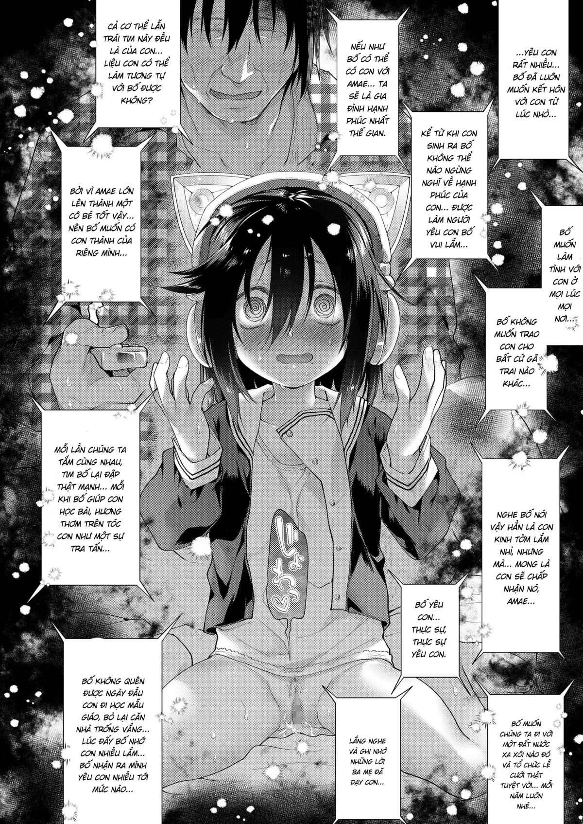 HentaiVN.net - Ảnh 34 - Trở thành bạn gái của bố khi 12 tuổi - Oneshot dài