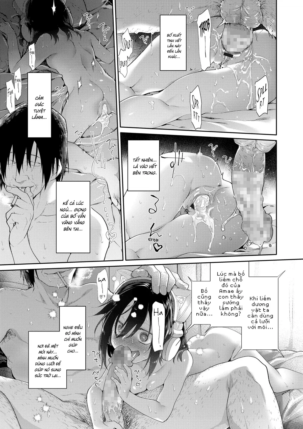 HentaiVN.net - Ảnh 43 - Trở thành bạn gái của bố khi 12 tuổi - Oneshot dài