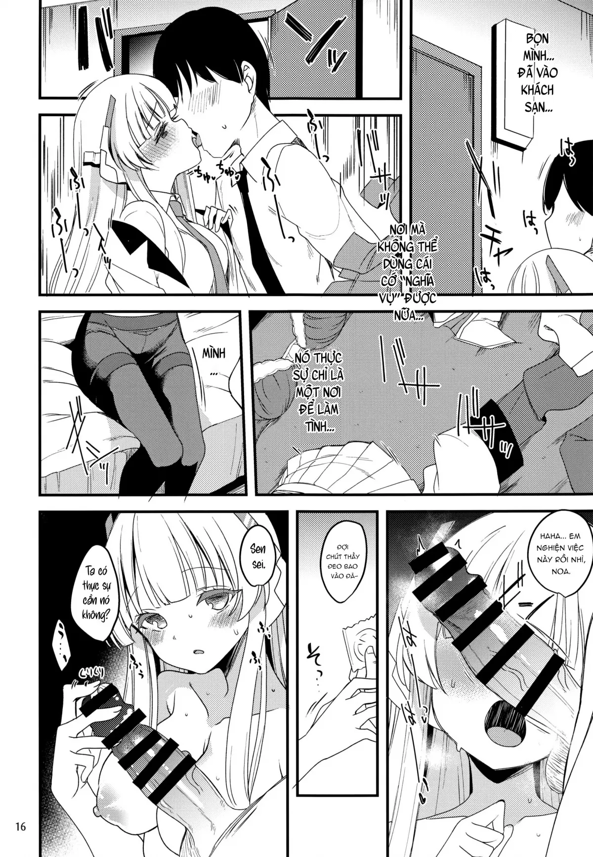 HentaiVN.net - Ảnh 14 - Sensei! Đừng nói chuyện này cho yuuka biết nhé! - Oneshot nứng