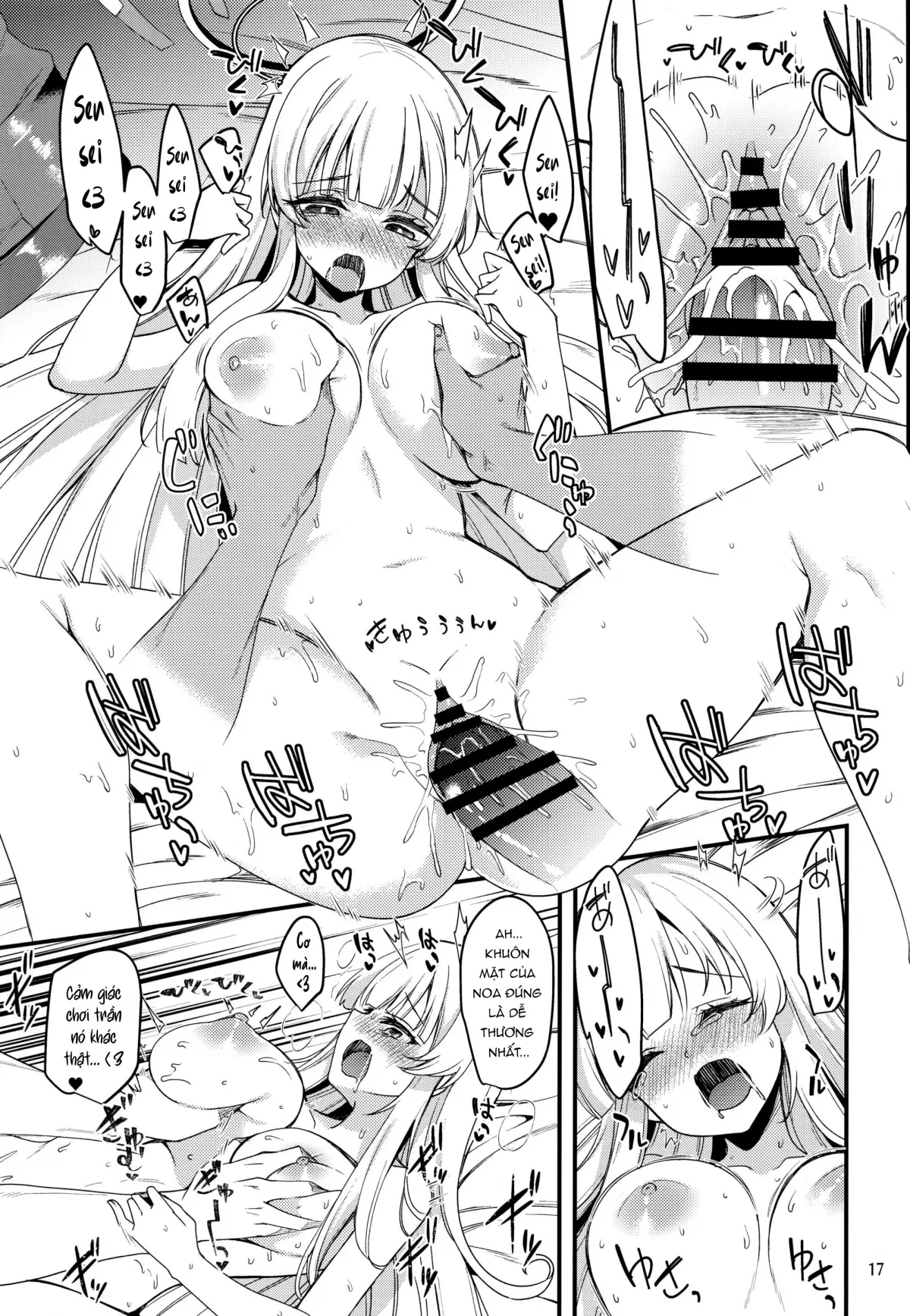 HentaiVN.net - Ảnh 15 - Sensei! Đừng nói chuyện này cho yuuka biết nhé! - Oneshot nứng