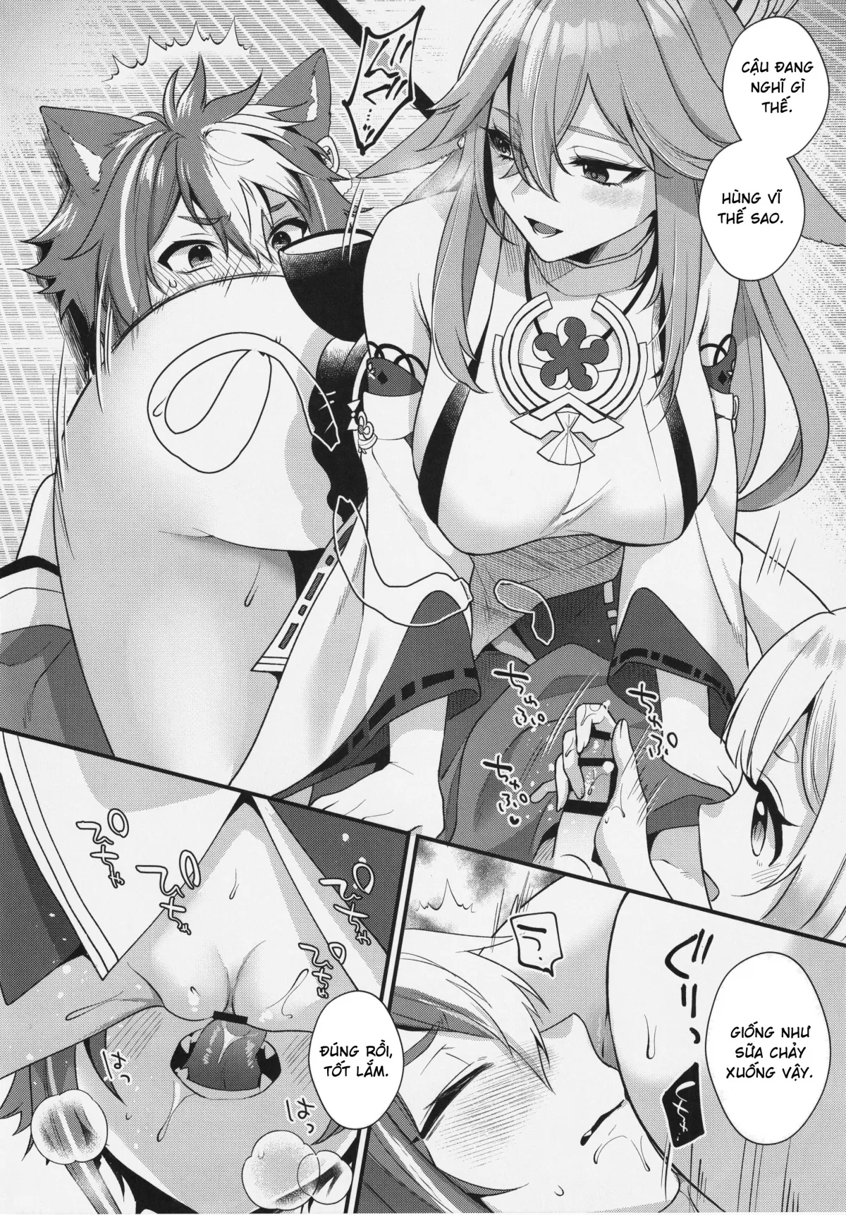 HentaiVN.net - Ảnh 19 - Cơn khủng hoảng của cậu cún [Wanko kikiippatsu!] - Oneshot
