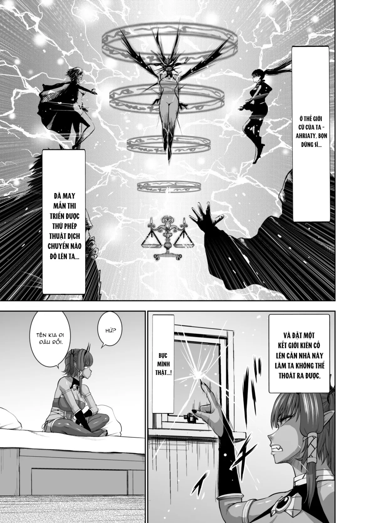 HentaiVN.net - Ảnh 9 - Tenbin no Sei de Kaerenai Maou-sama - Chap 1