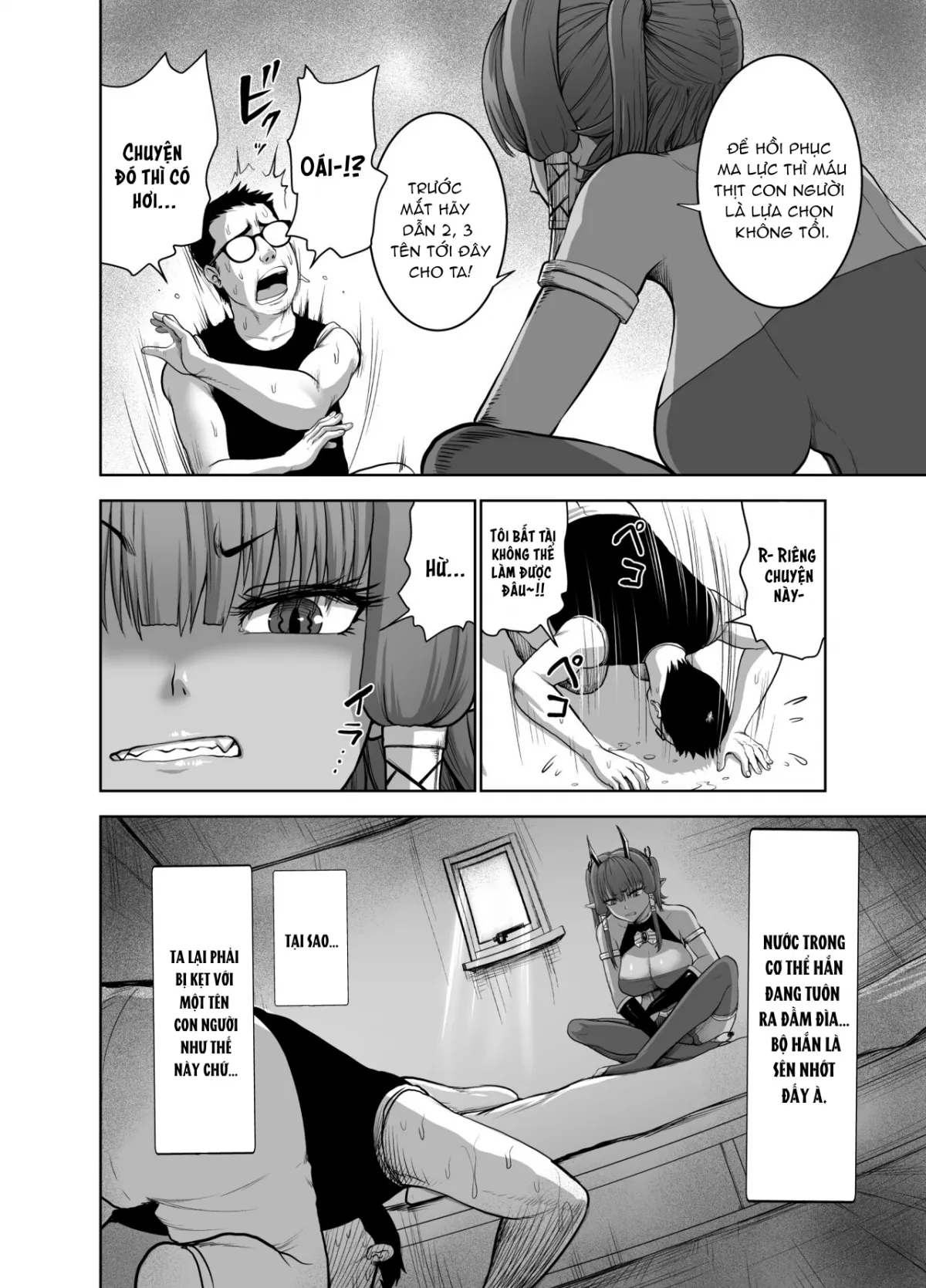 HentaiVN.net - Ảnh 8 - Tenbin no Sei de Kaerenai Maou-sama - Chap 1