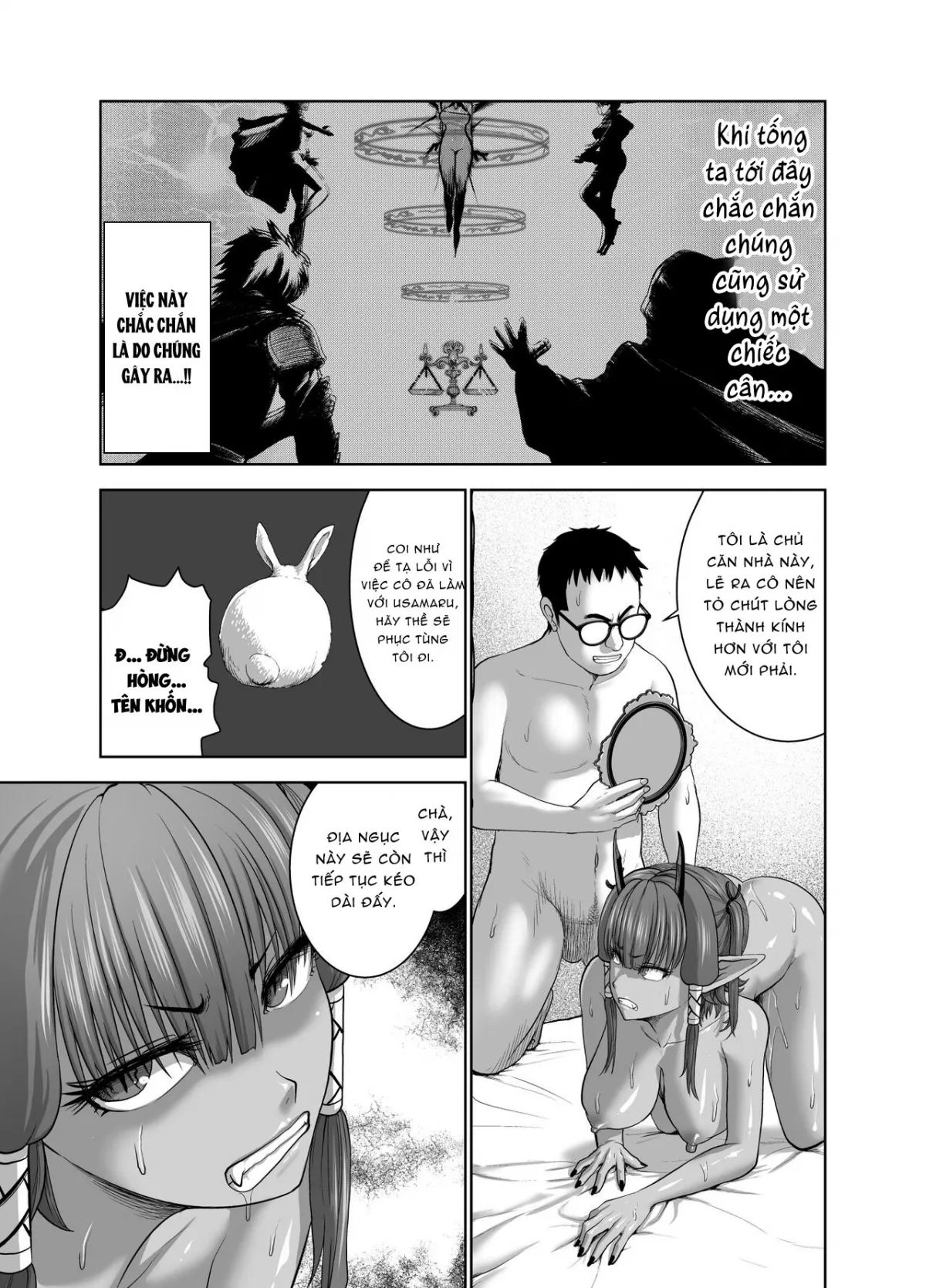 HentaiVN.net - Ảnh 10 - Tenbin no Sei de Kaerenai Maou-sama - Chap 2