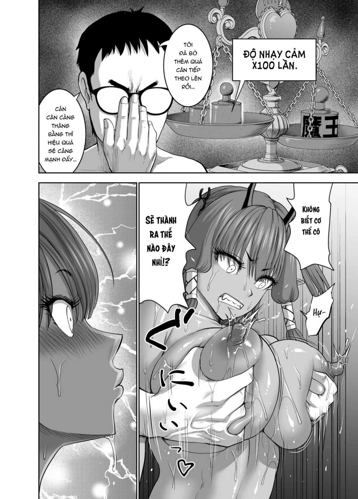HentaiVN.net - Ảnh 3 - Tenbin no Sei de Kaerenai Maou-sama - Chap 2