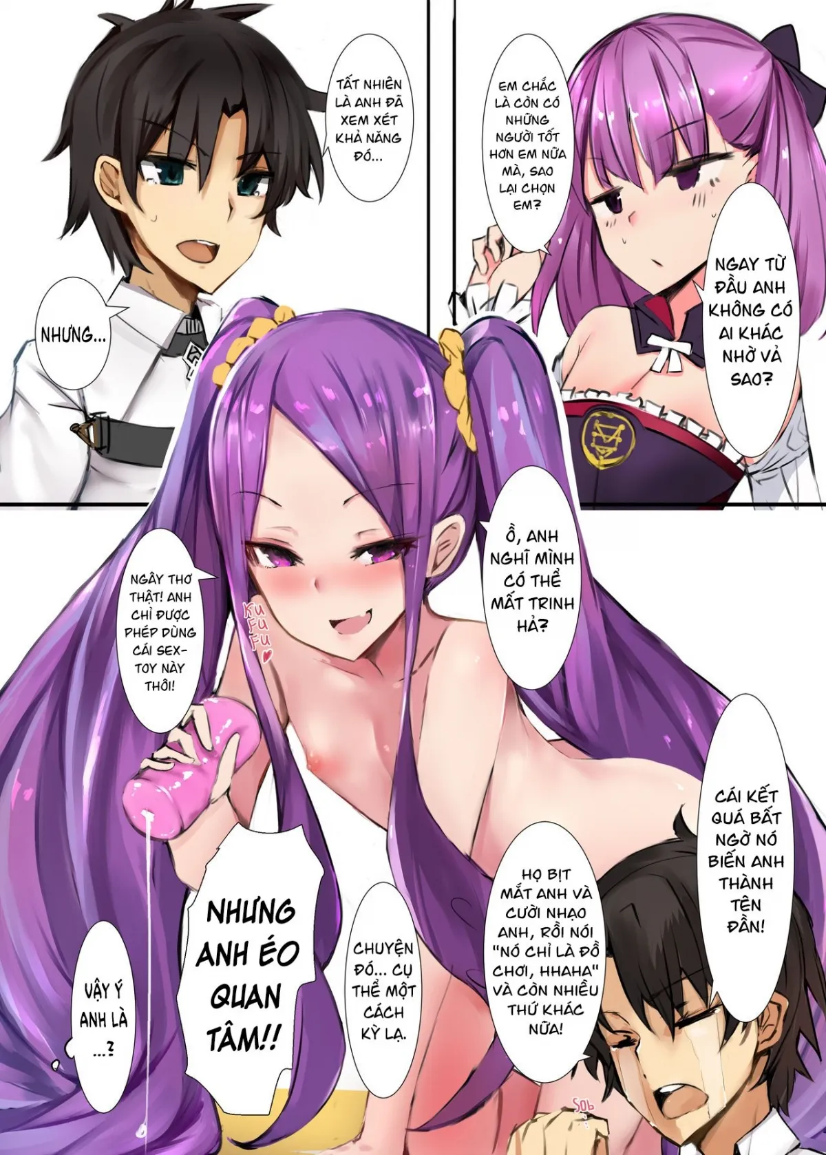 HentaiVN.net - Ảnh 4 - Helena-san đã giúp tôi thoát kiếp zai tân. [Helena-san de Doutei Sotsugyou Sasete Morau Hon ; A Book Where I Have Helena-san Pop My Cherry!] - Oneshot