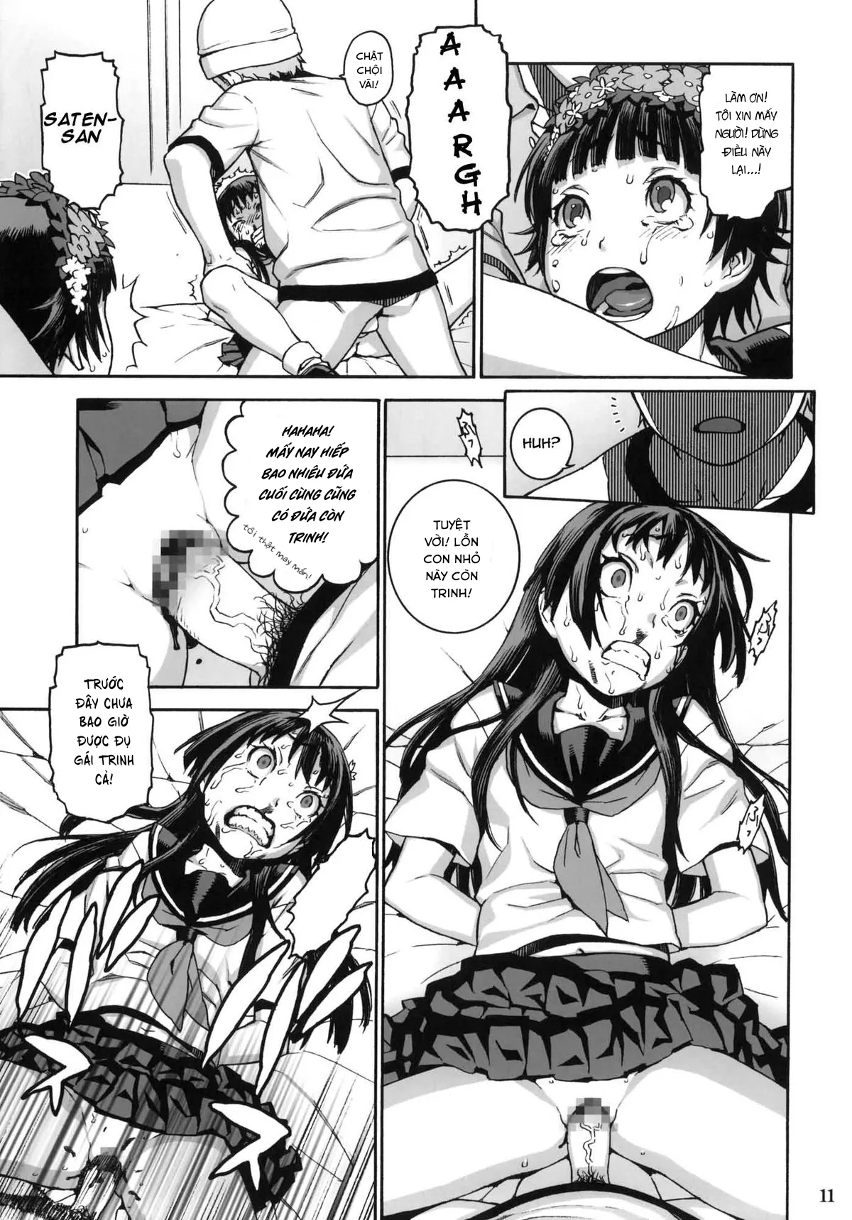 HentaiVN.net - Ảnh 9 - Kagurabachi [Toaru Jiken no Heroines | A Certain Event's Heroines] - Oneshot