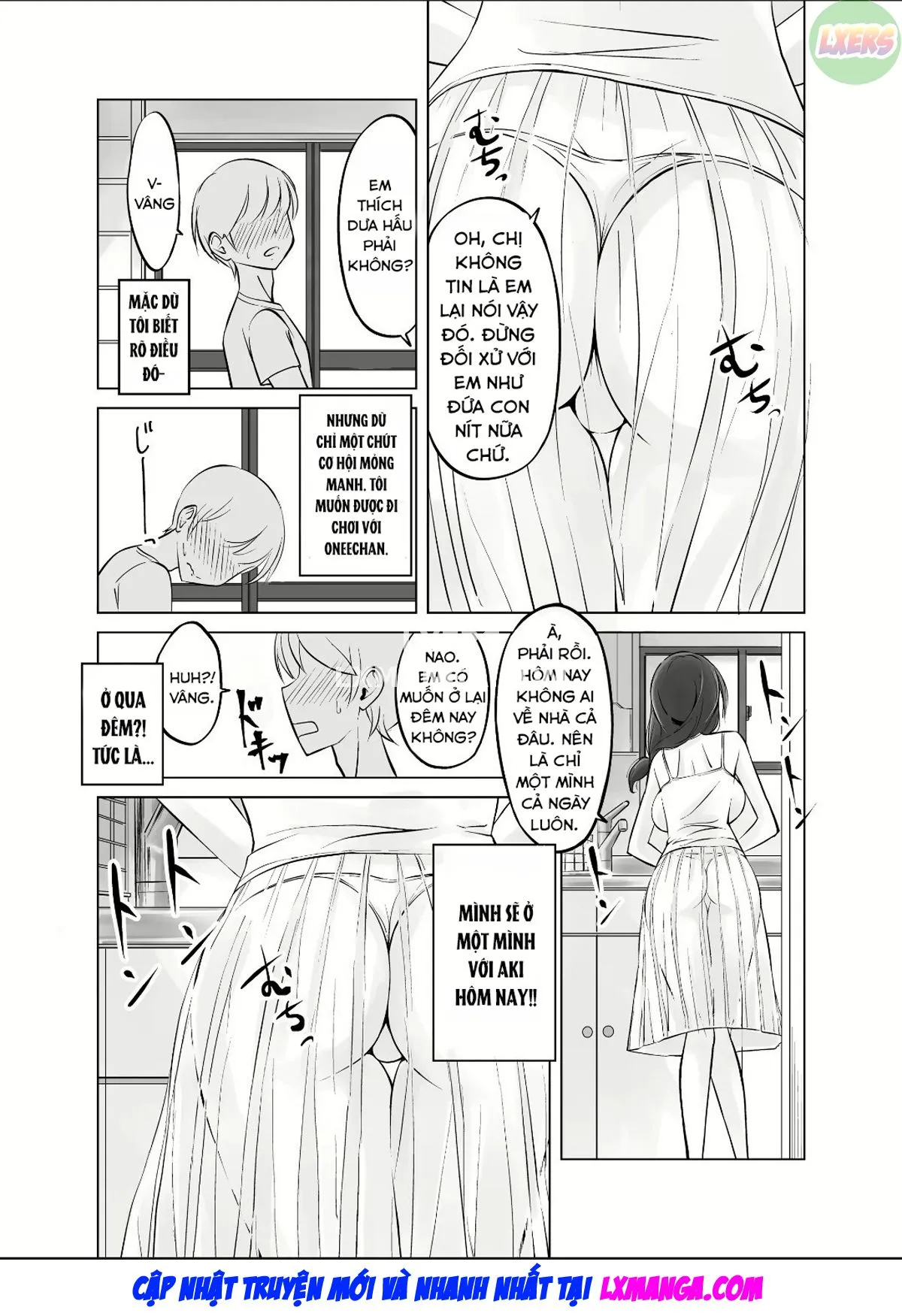 HentaiVN.net - Ảnh 8 - Itoko no Onee-chan to Boku no Amaama Seikatsu - Chap 1